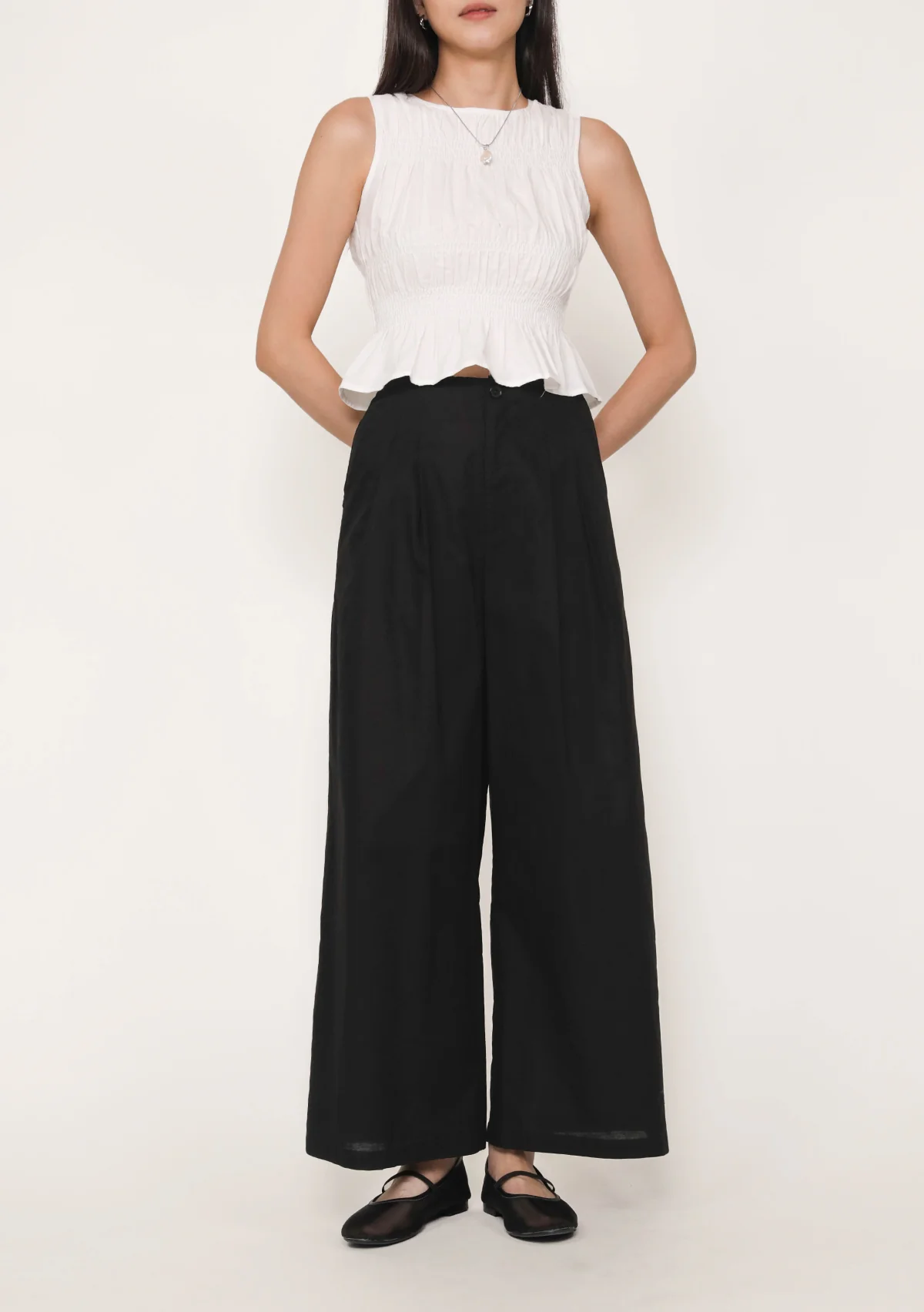 Denzel Linen Wide Leg Pants - Image 5