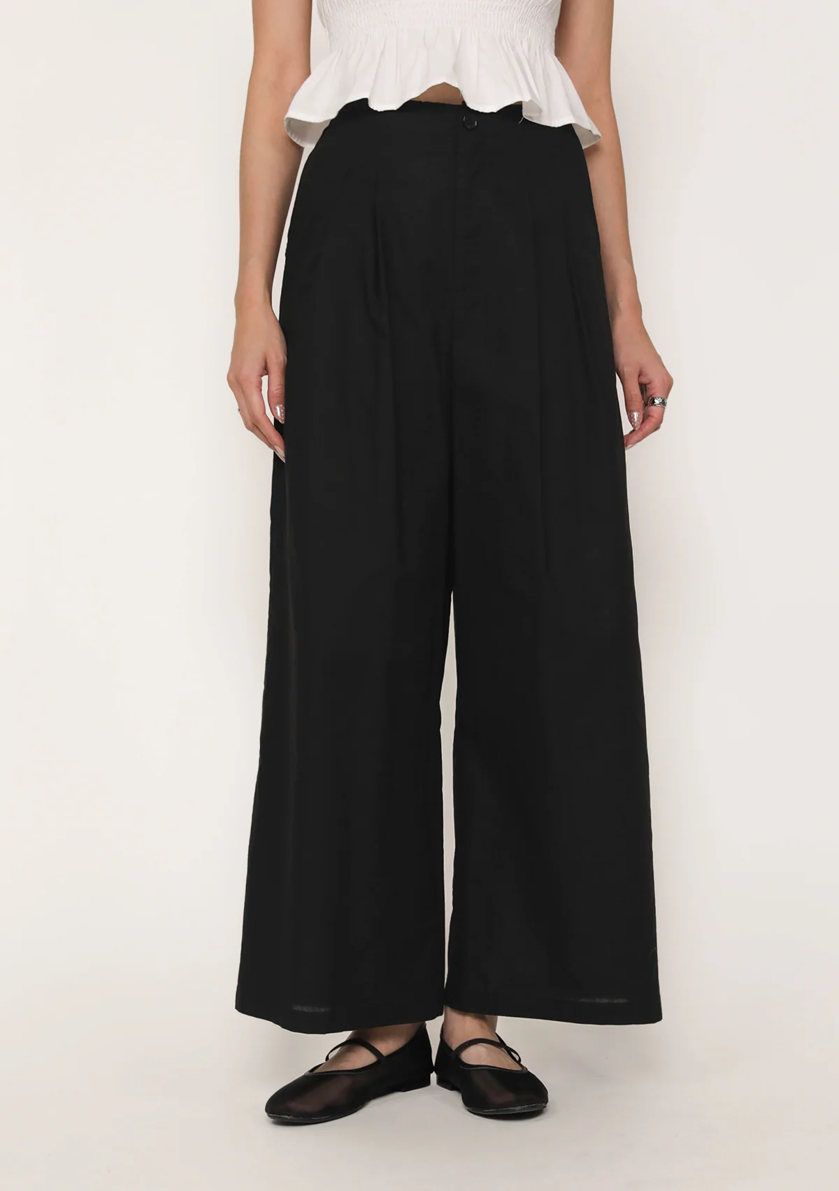 Denzel Linen Wide Leg Pants - Image 7