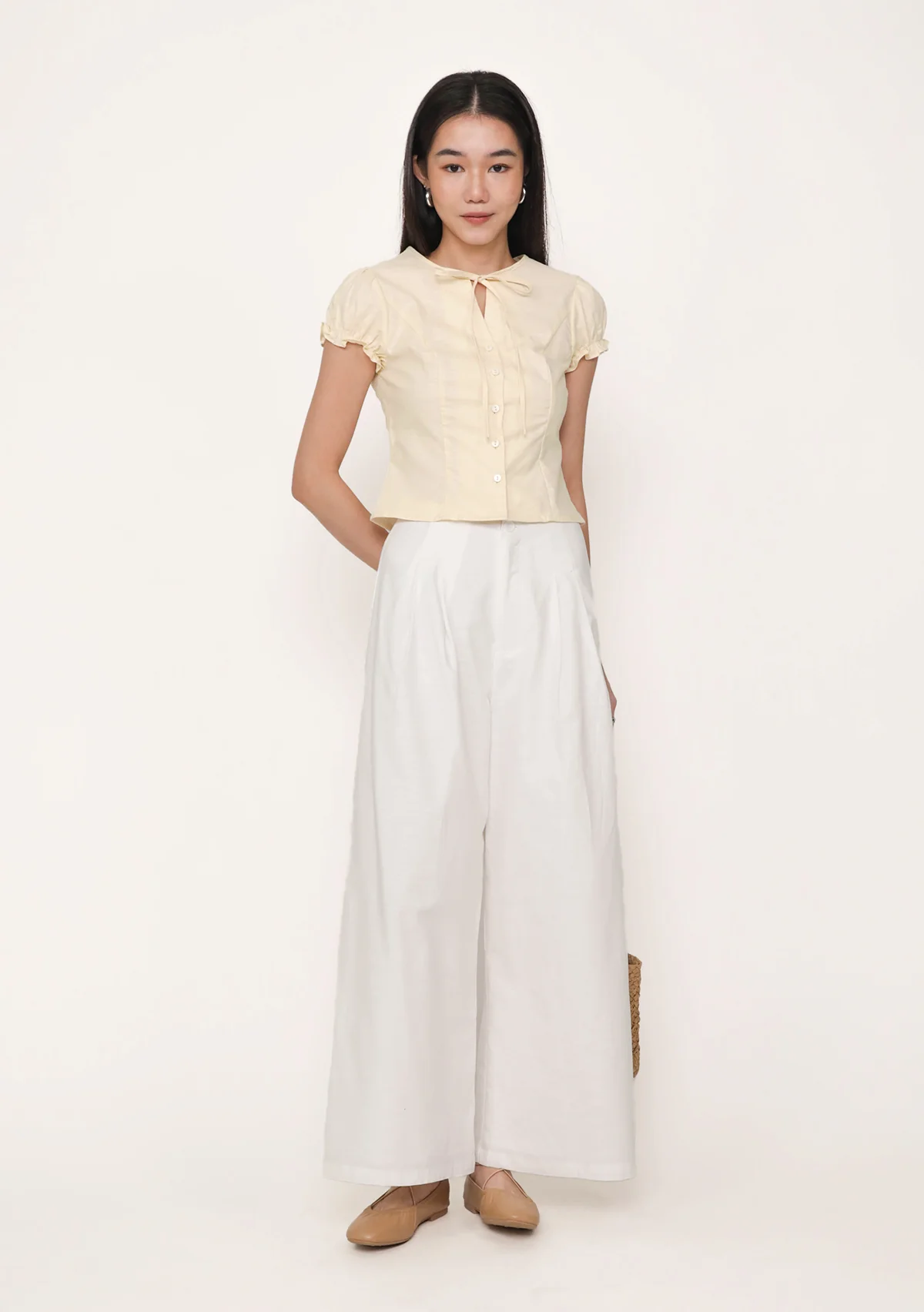 Denzel Linen Wide Leg Pants - Image 14