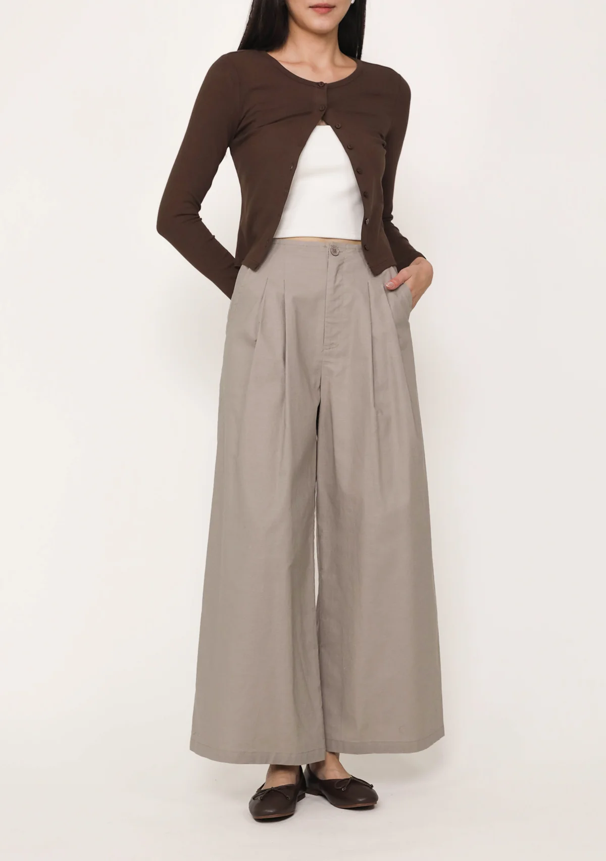 Denzel Linen Wide Leg Pants - Image 17