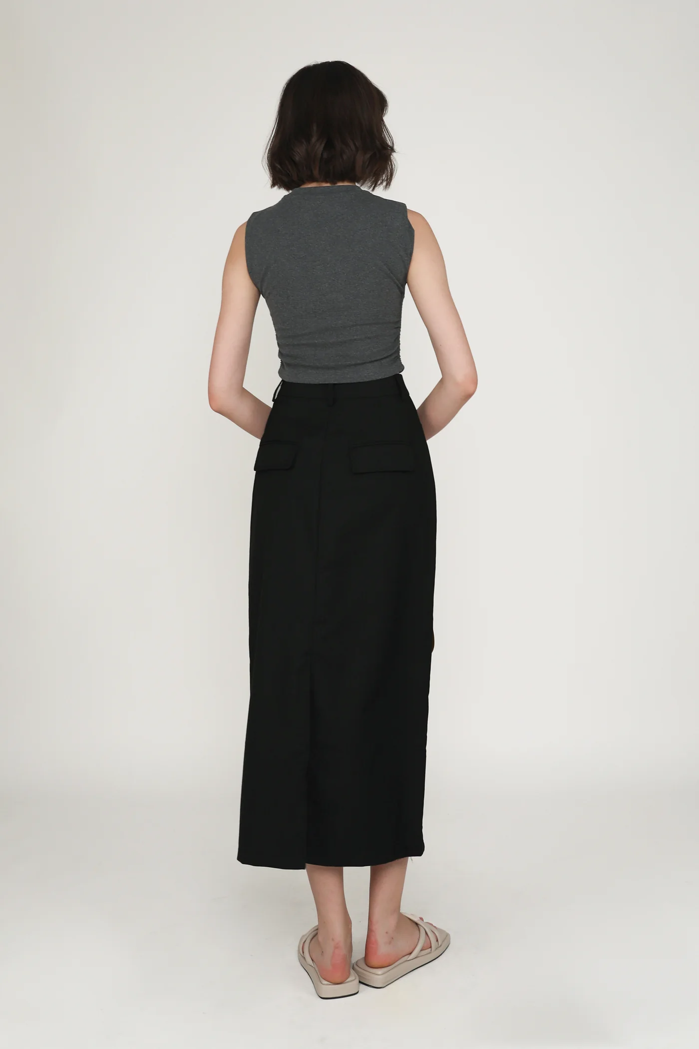 Petite Flyn Tailored Maxi Skirt - Image 7