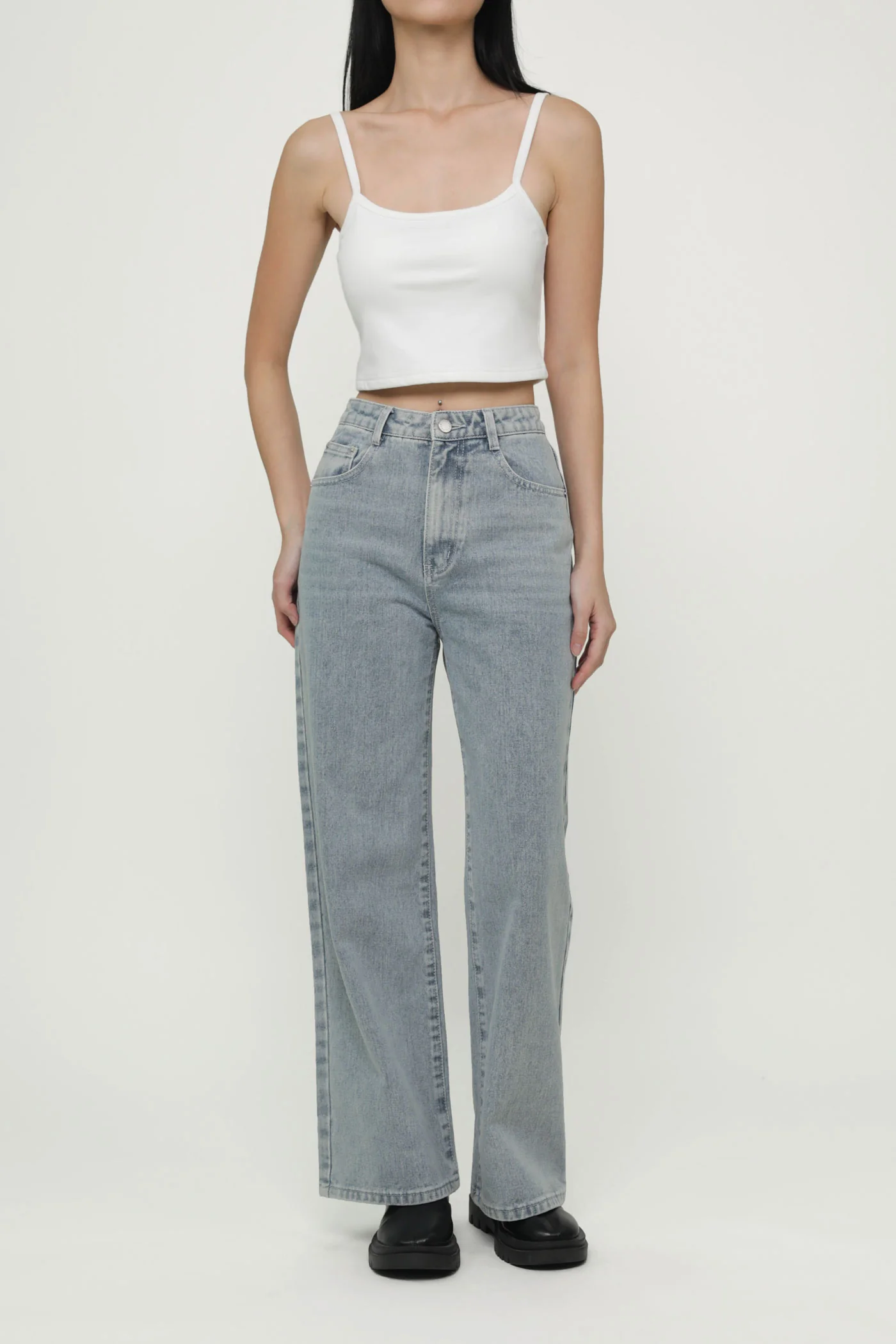 Petite Klaude Straight Leg Denim Jeans Version 2 - Image 26
