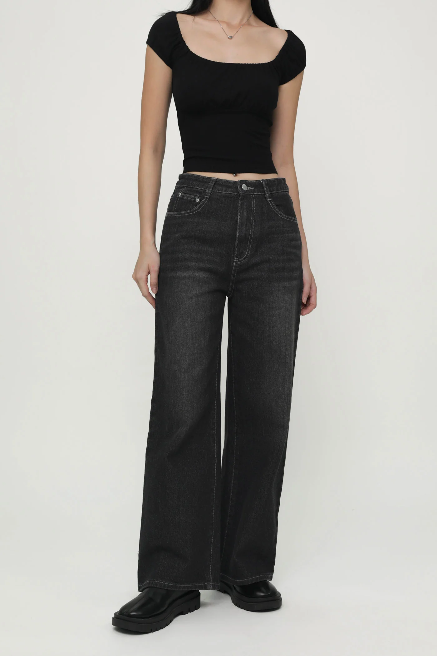 Petite Klaude Straight Leg Denim Jeans Version 2 - Image 32