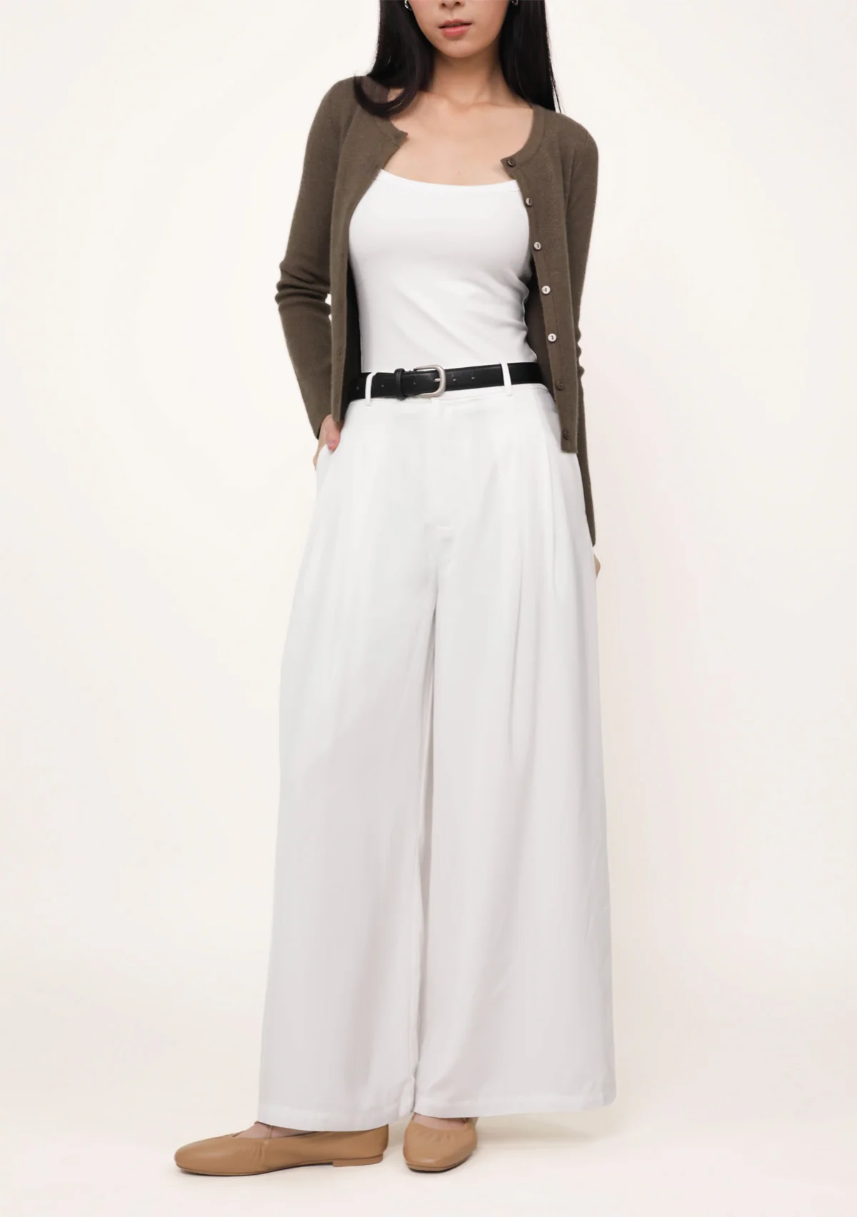 Mitchell Pleated Wide Leg Pants - Image 4
