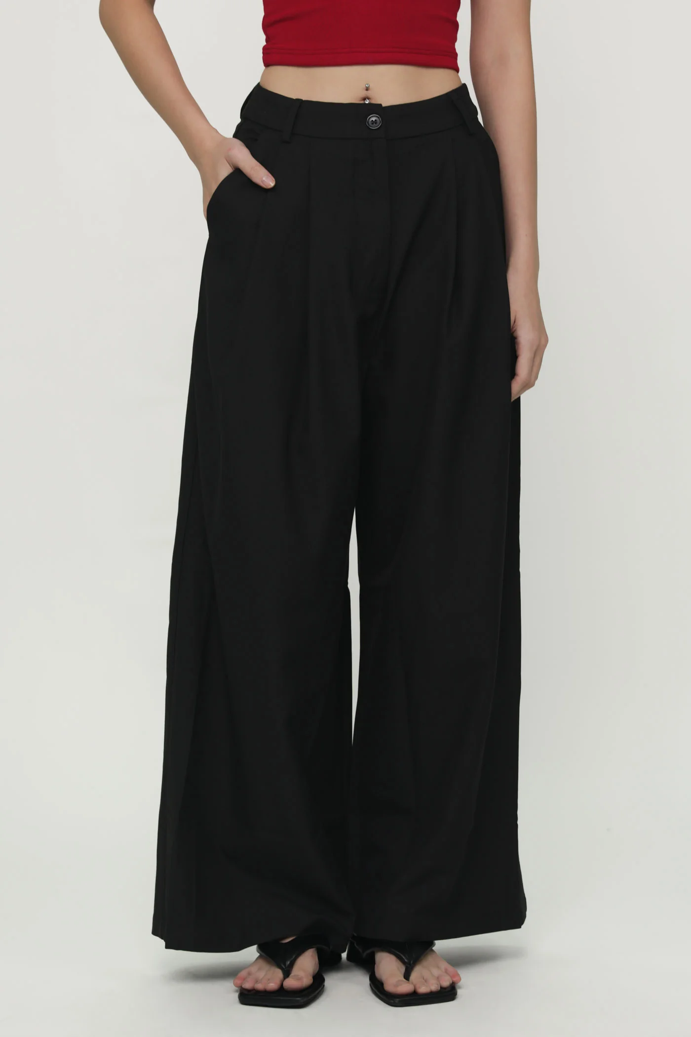 Petite Zena Tailored Pleated Pants - Image 18