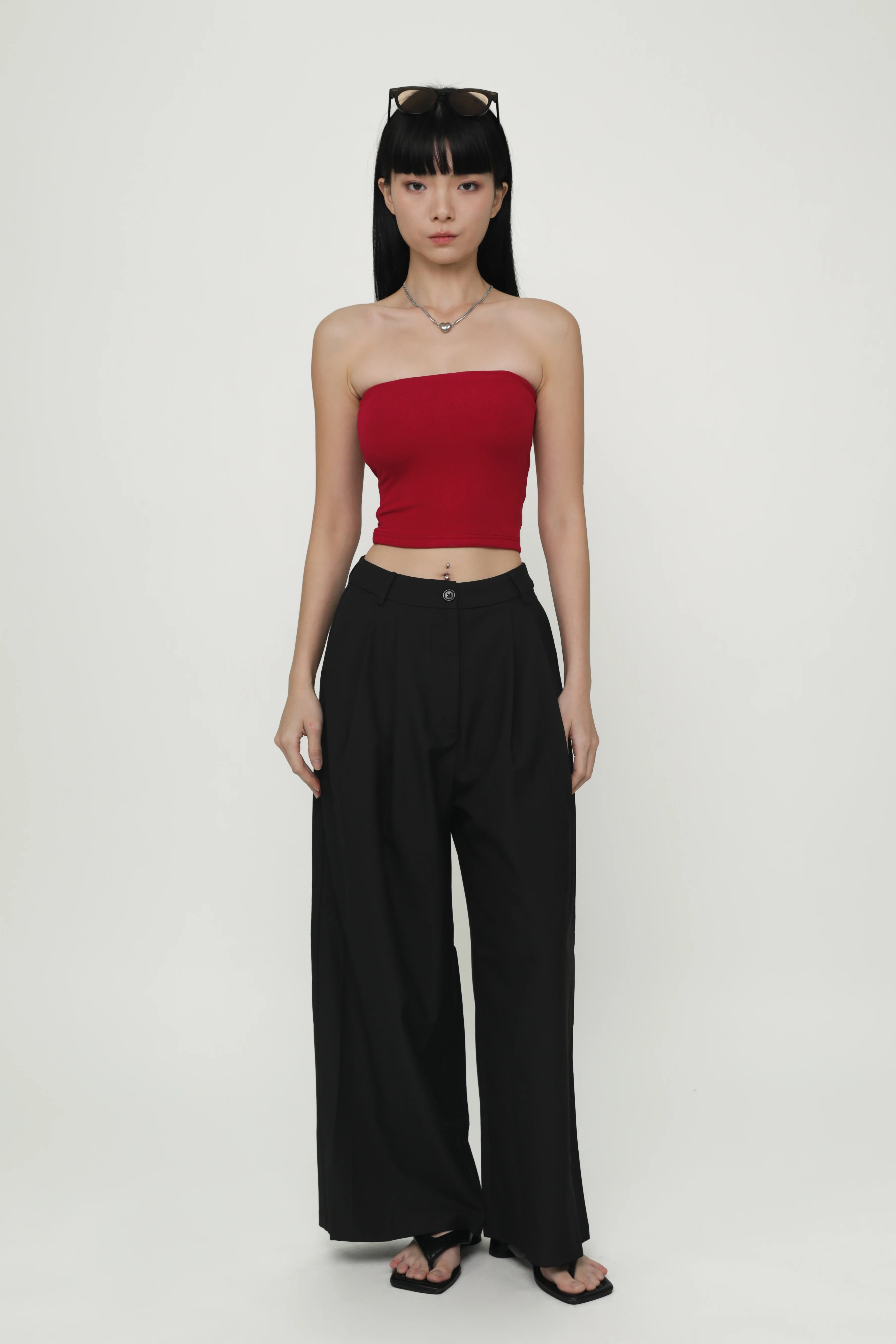 Petite Zena Tailored Pleated Pants - Image 7