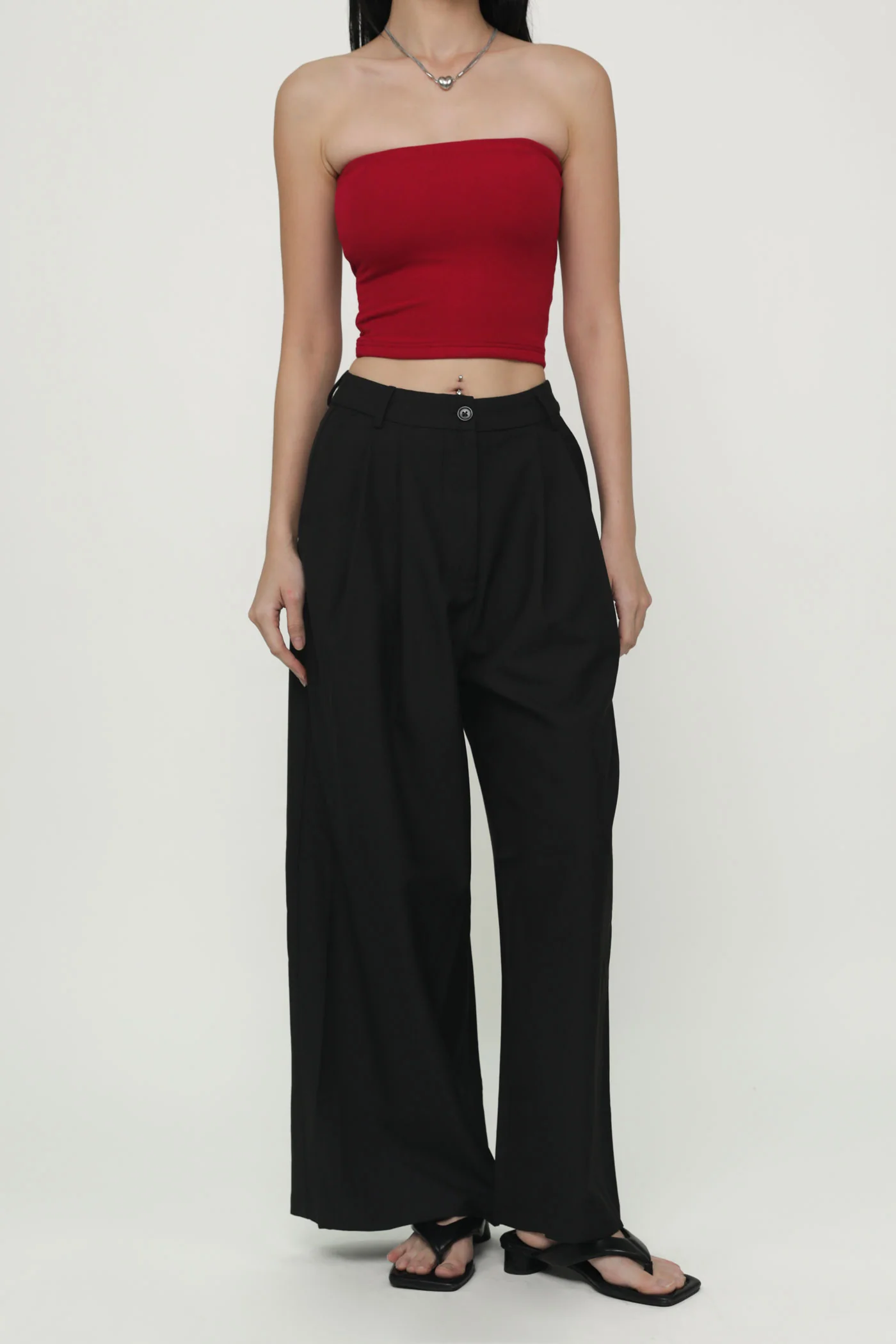 Petite Zena Tailored Pleated Pants - Image 9