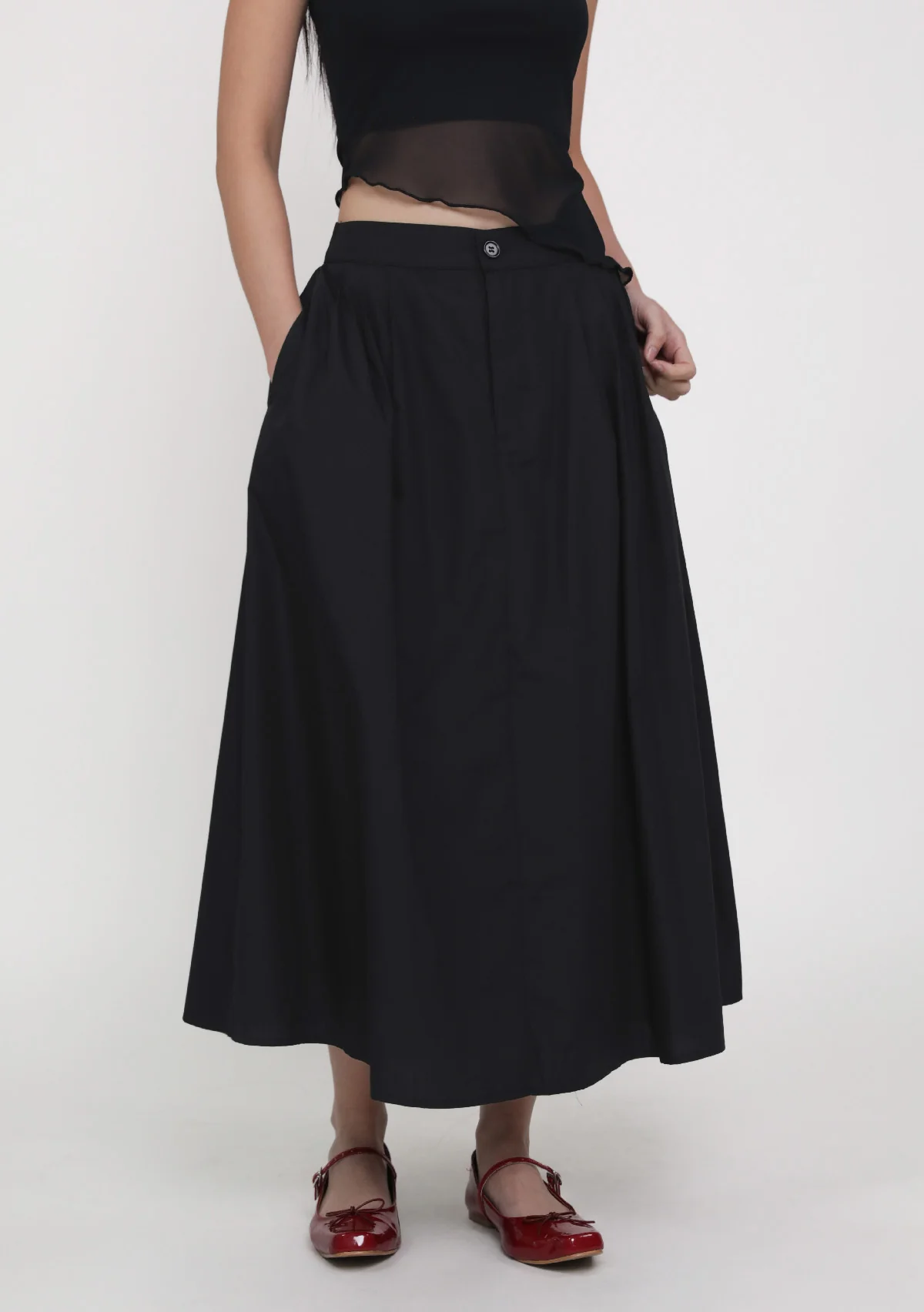 Livvie Pleated Flare Skirt - Image 16