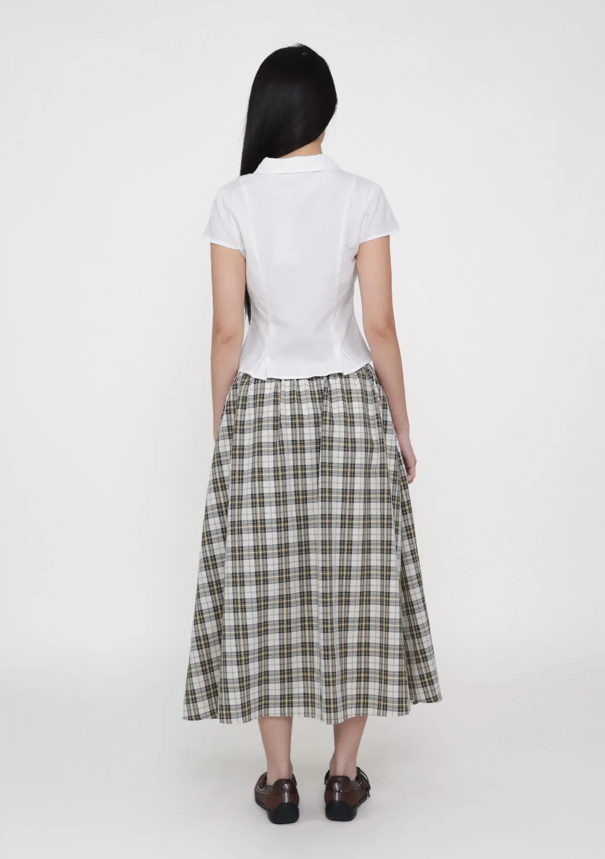 Livvie Pleated Flare Skirt - Image 21