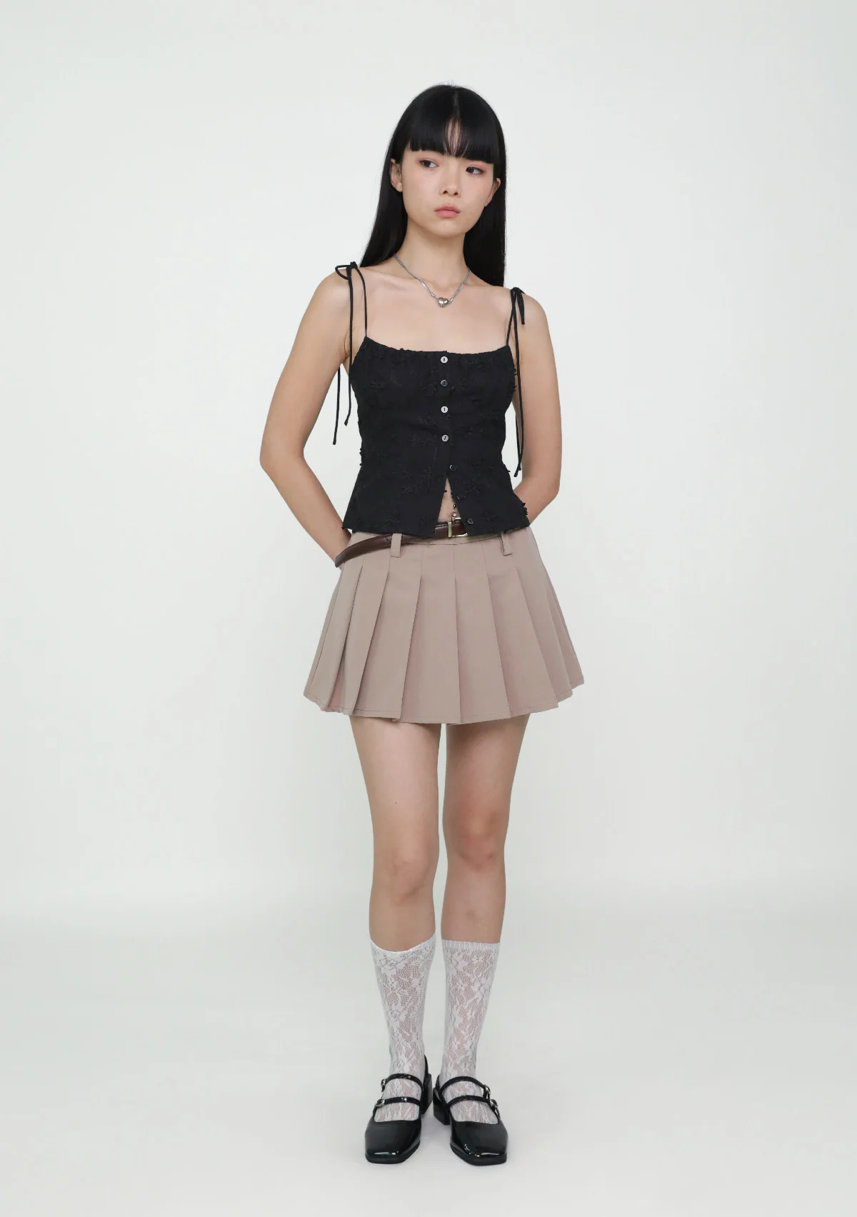 Braelyn Pleated Skorts - Image 4