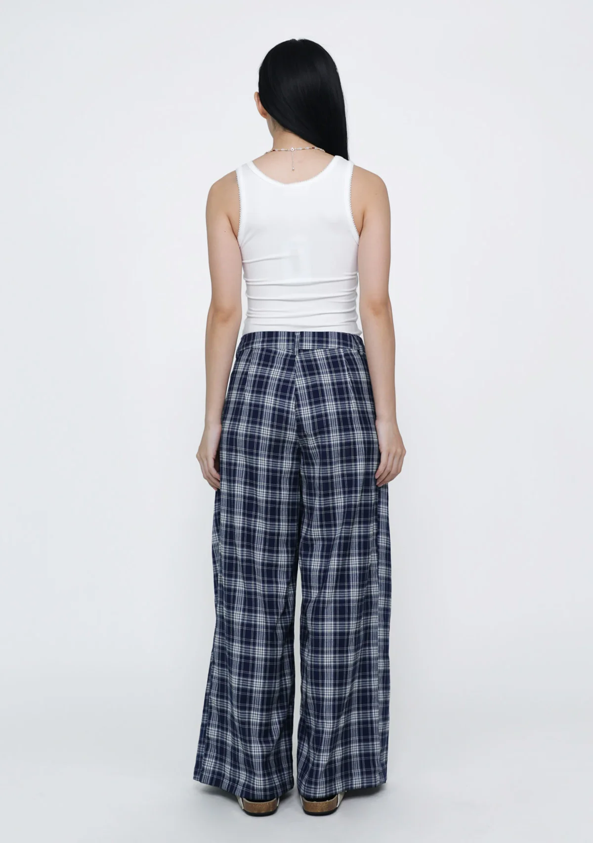 Mino Pleated Wide Leg Pants - Image 10