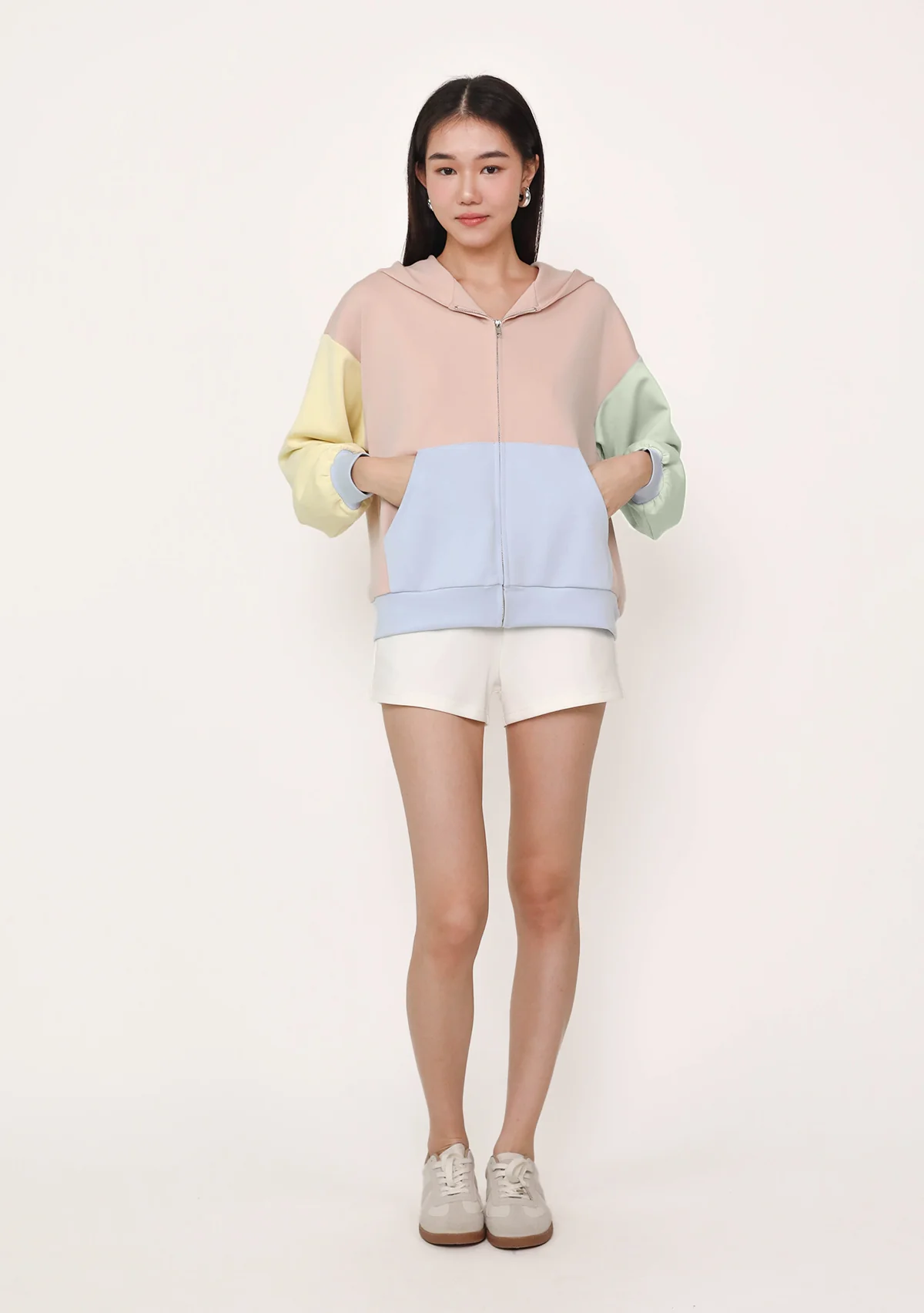 Plush Oversized Zip Up Hoodie (Lyocell) - Image 2