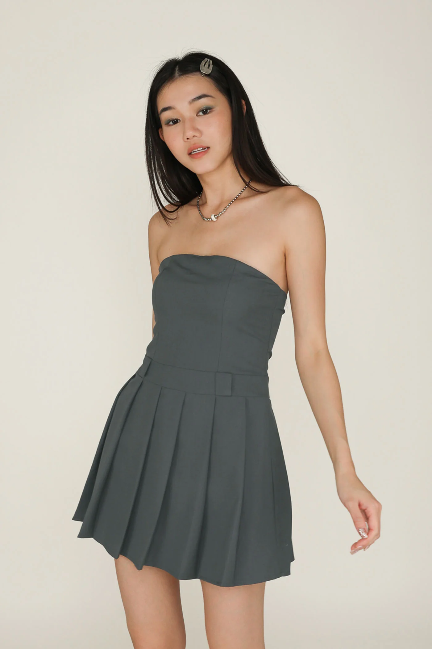 Polene Tube Pleated Padded Romper - Image 10