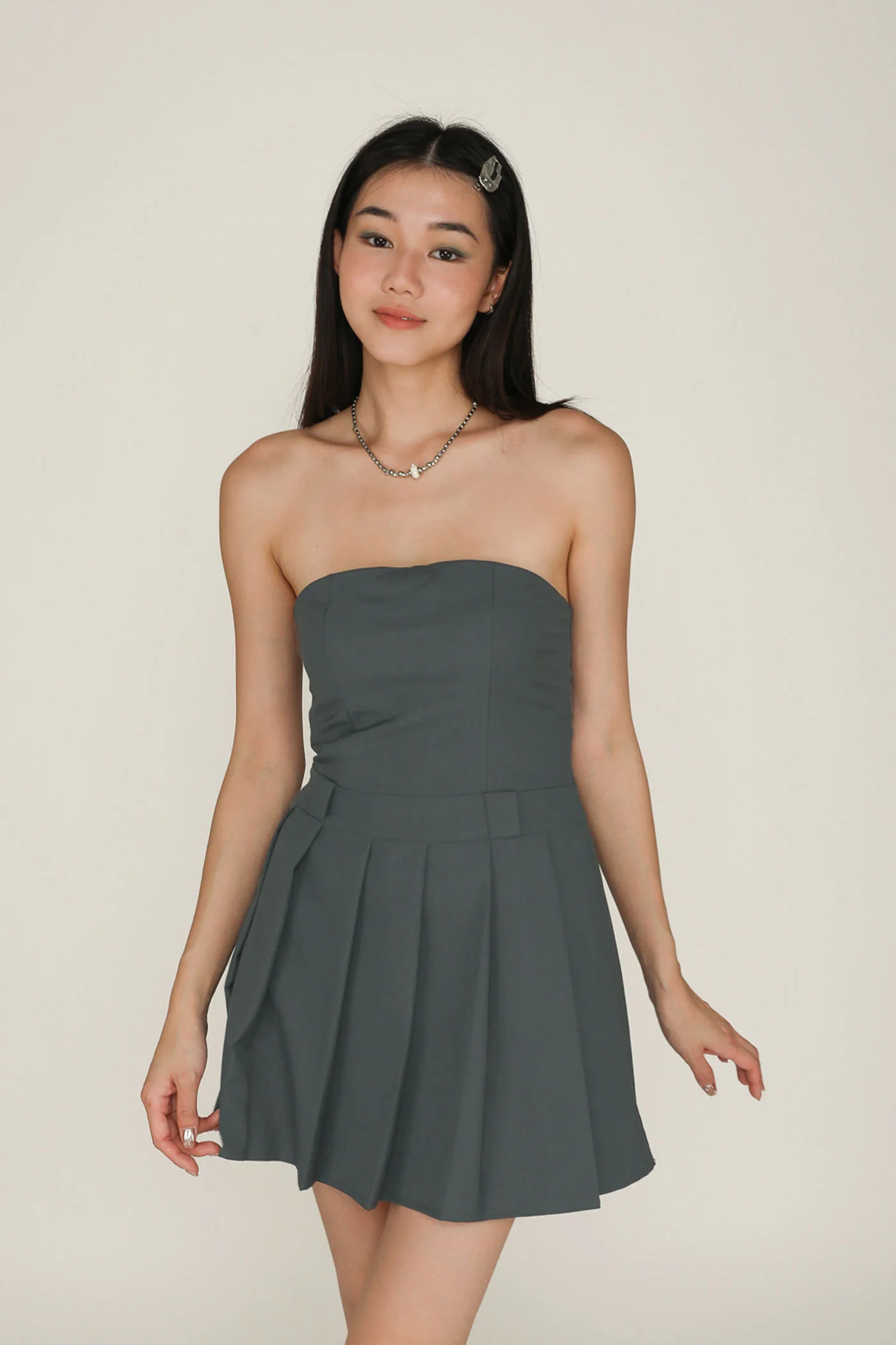 Polene Tube Pleated Padded Romper - Image 12