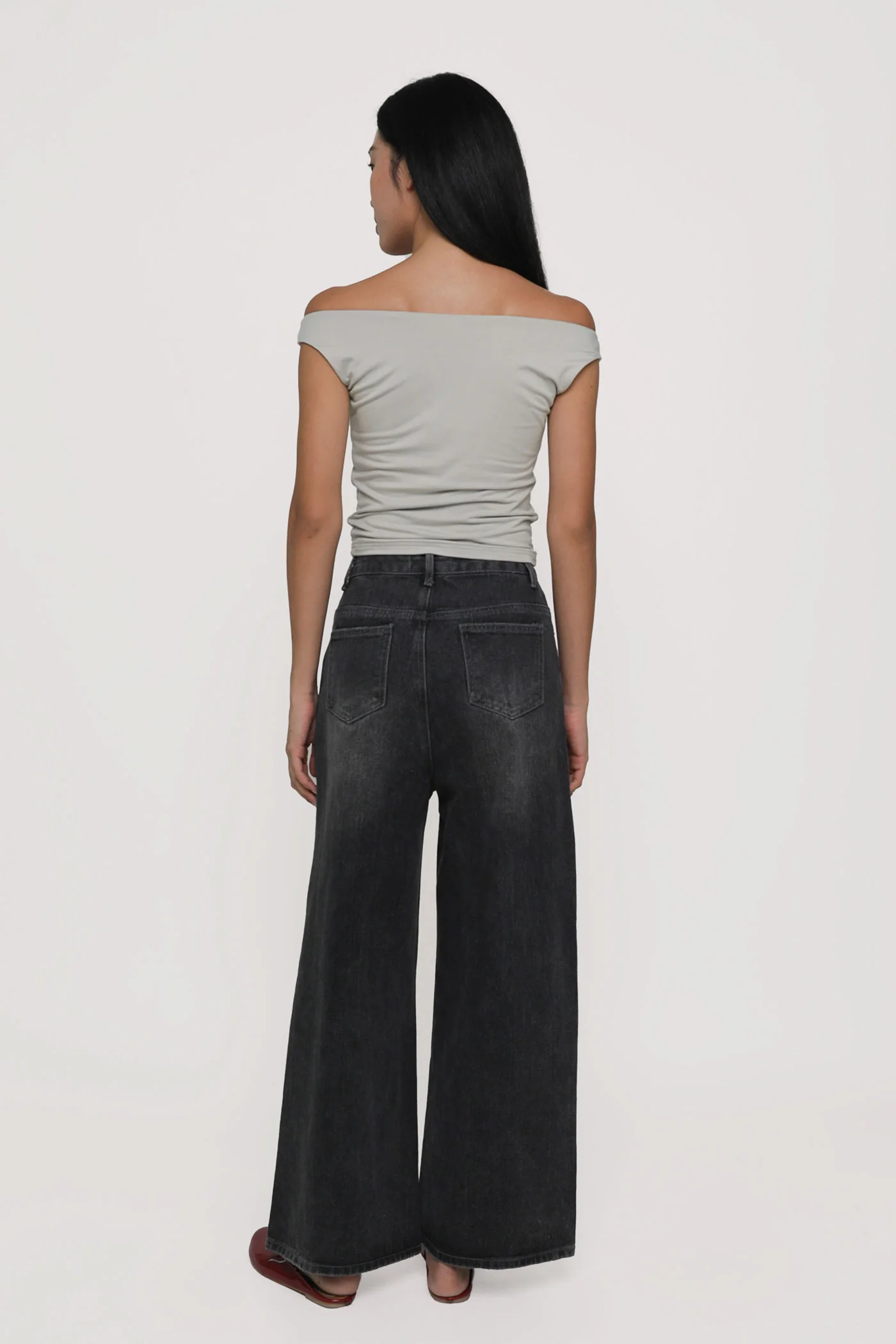 Regular Benjamin Wide Leg Denim Jeans - Image 14