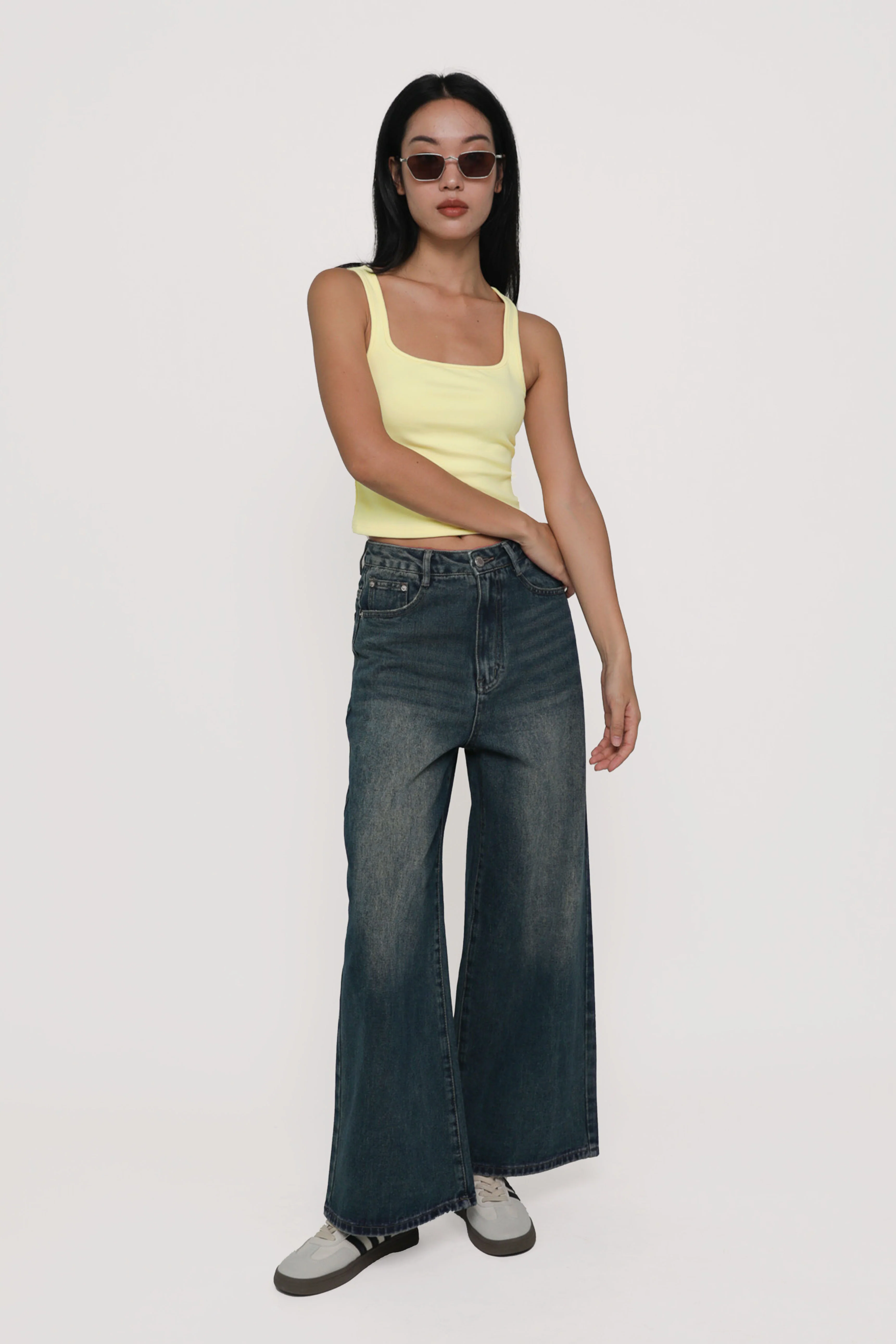Regular Benjamin Wide Leg Denim Jeans - Image 15