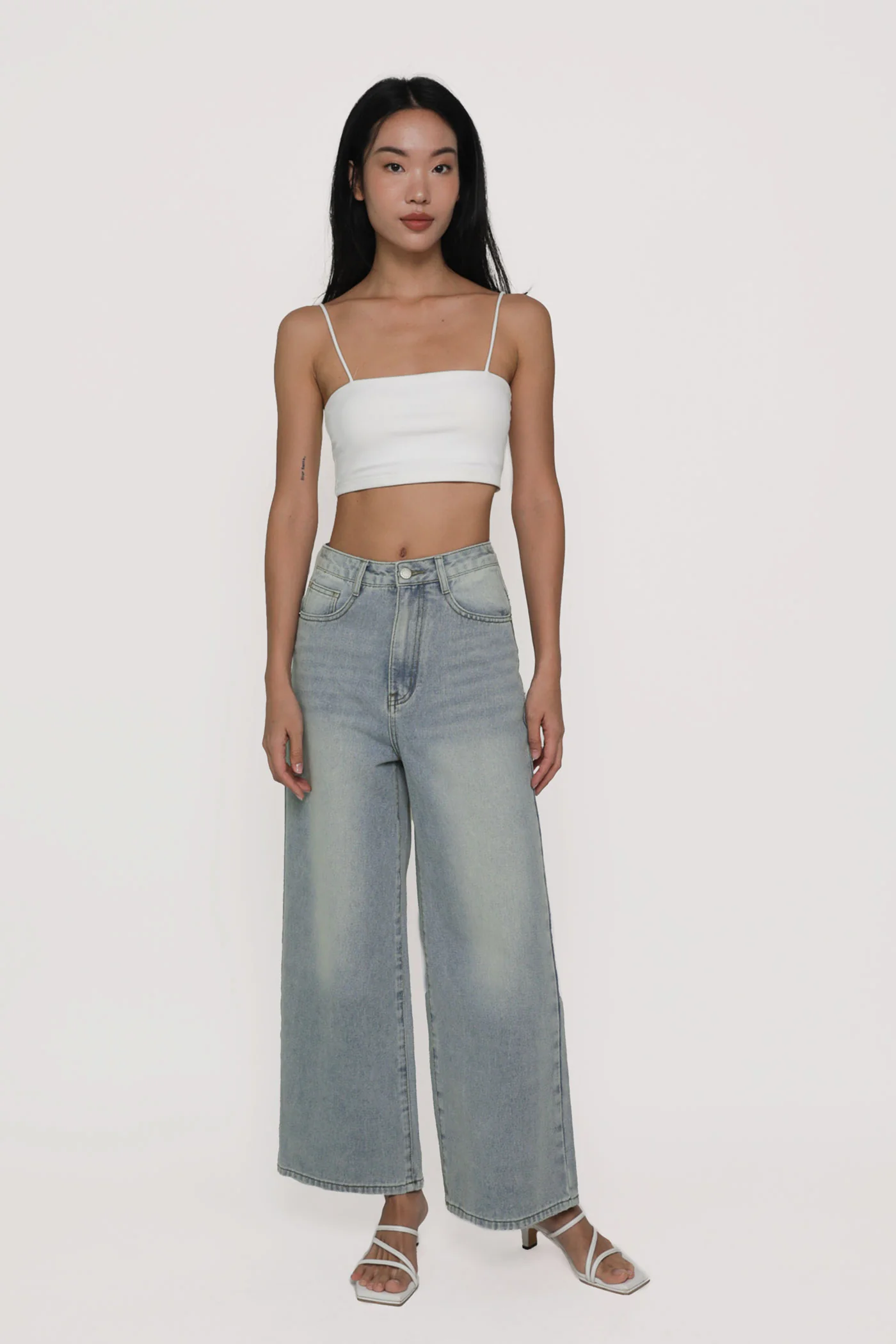 Regular Benjamin Wide Leg Denim Jeans - Image 26