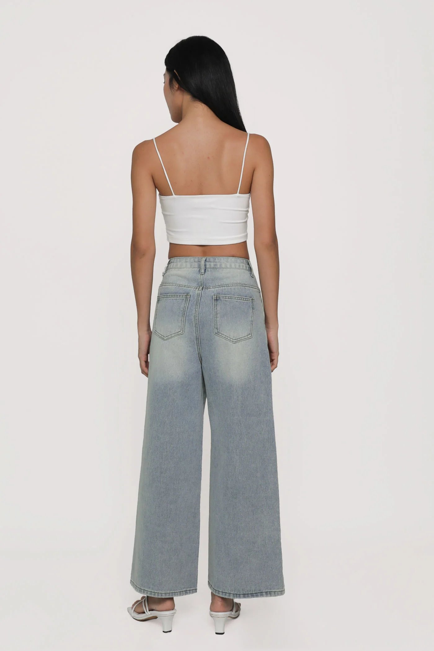 Regular Benjamin Wide Leg Denim Jeans - Image 27