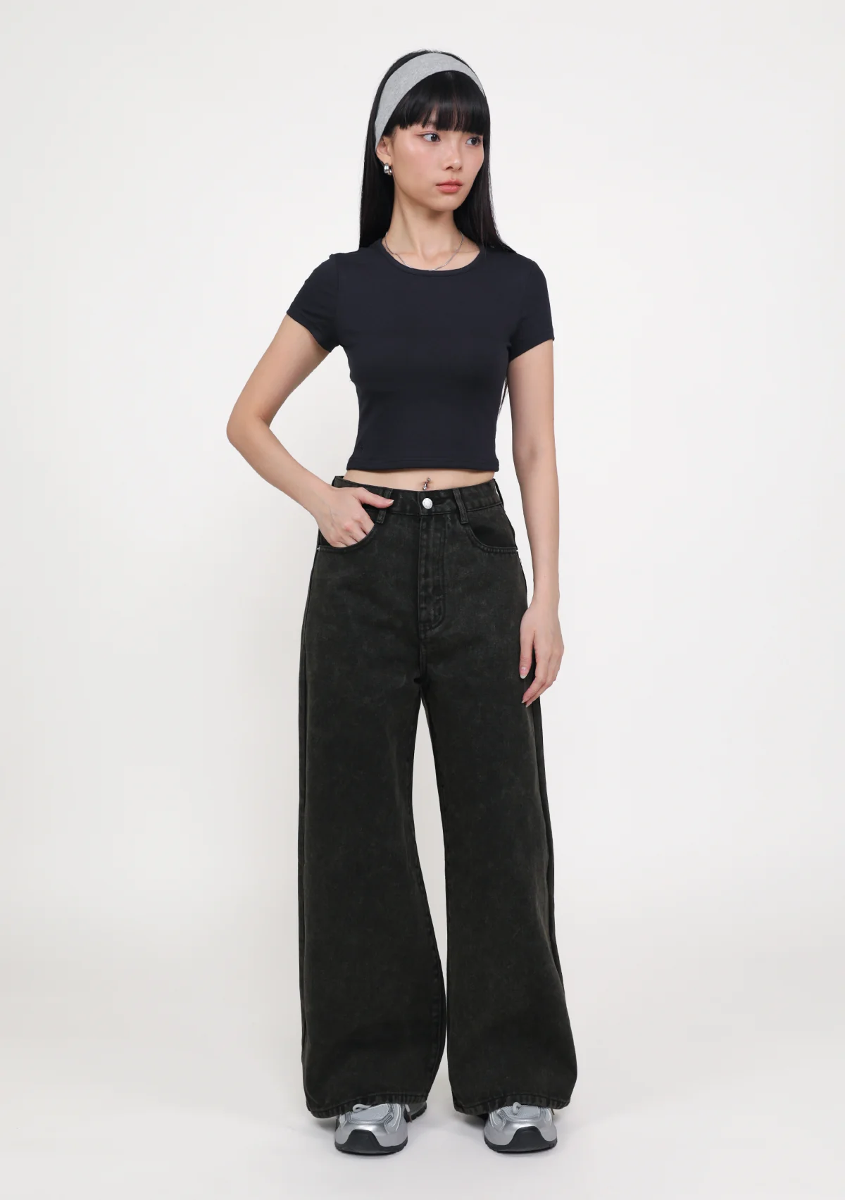 Regular Benjamin Wide Leg Denim Jeans - Image 46