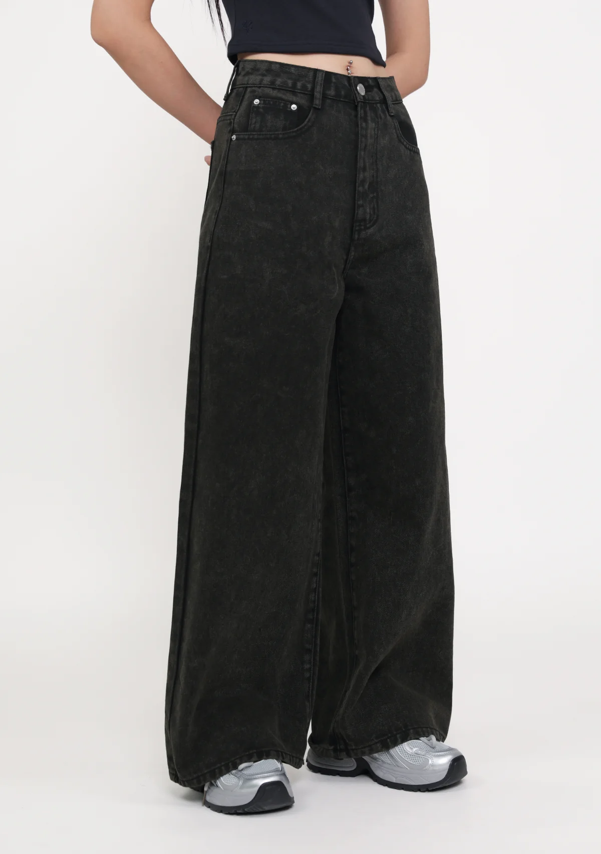Regular Benjamin Wide Leg Denim Jeans - Image 48