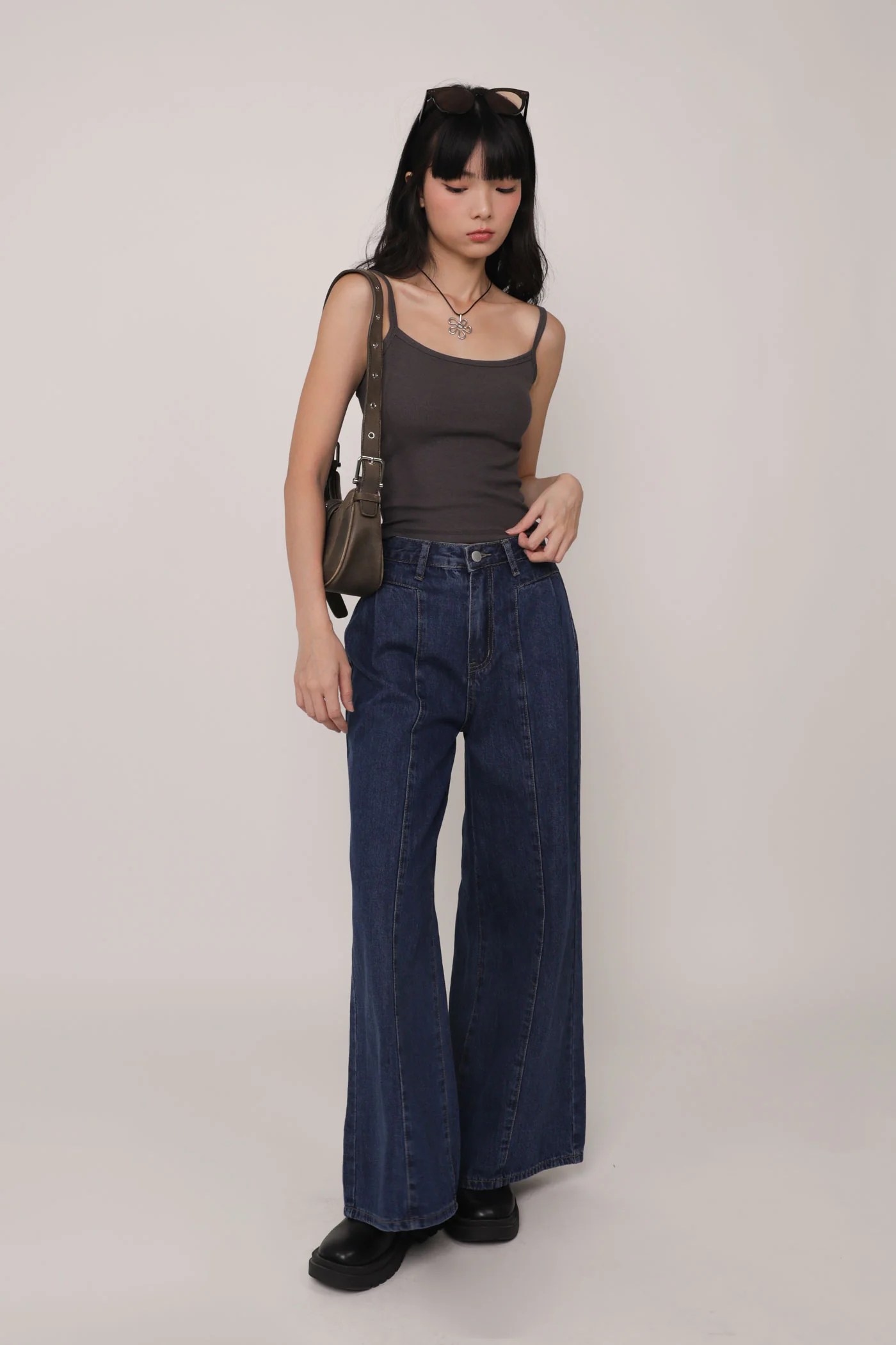 Regular Bryton Wide Leg Denim Jeans - Image 10