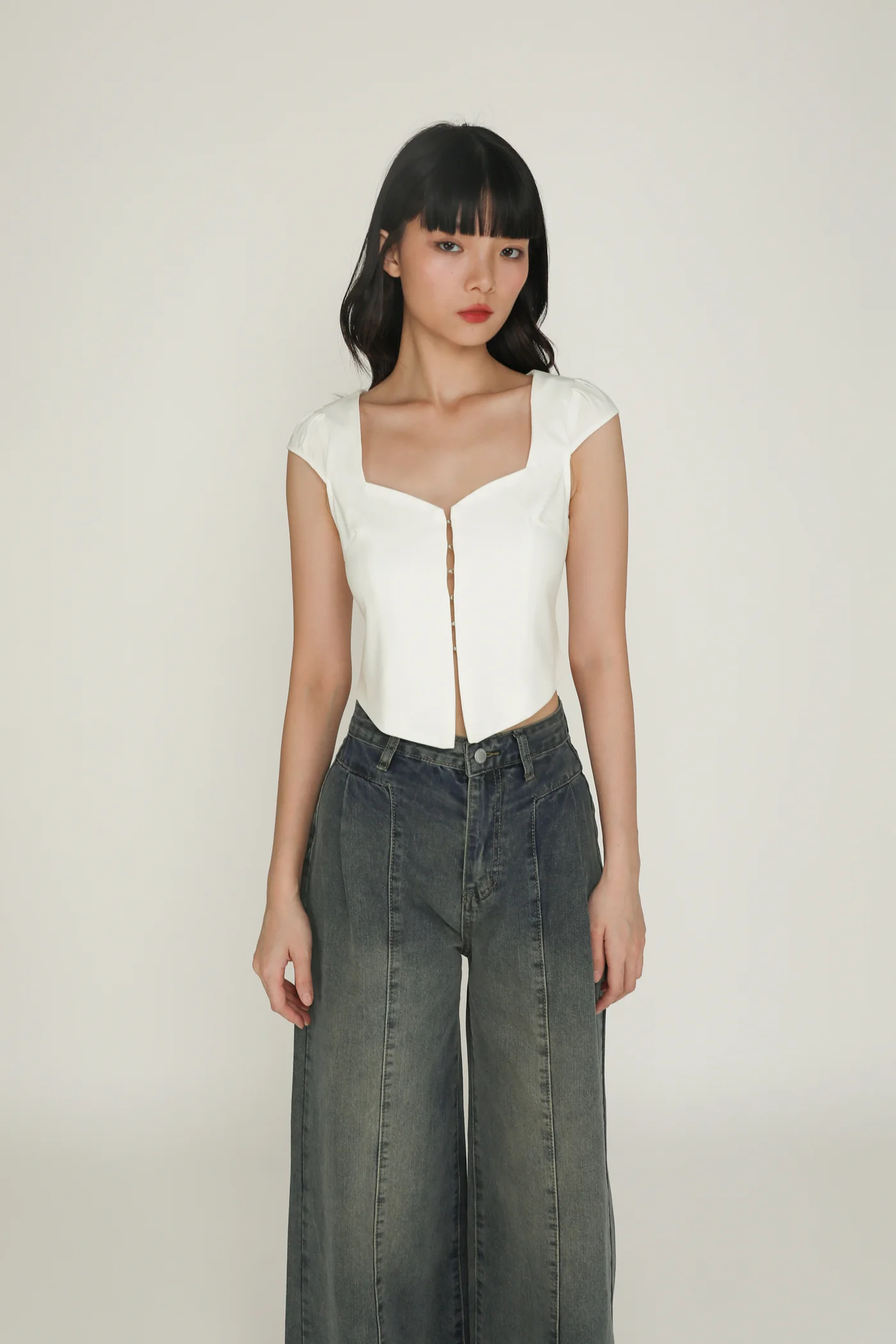 Regular Bryton Wide Leg Denim Jeans - Image 4