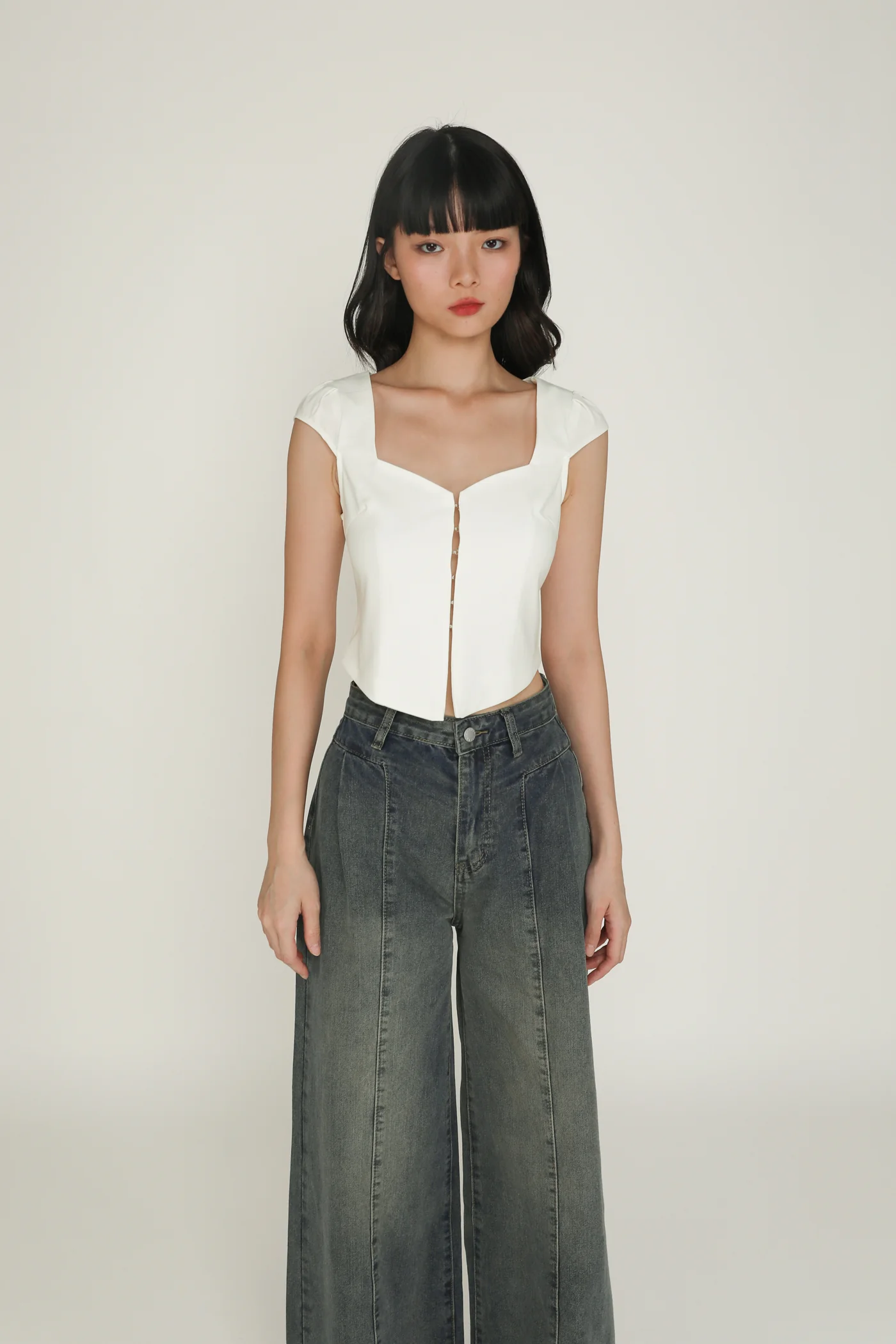 Regular Bryton Wide Leg Denim Jeans - Image 6
