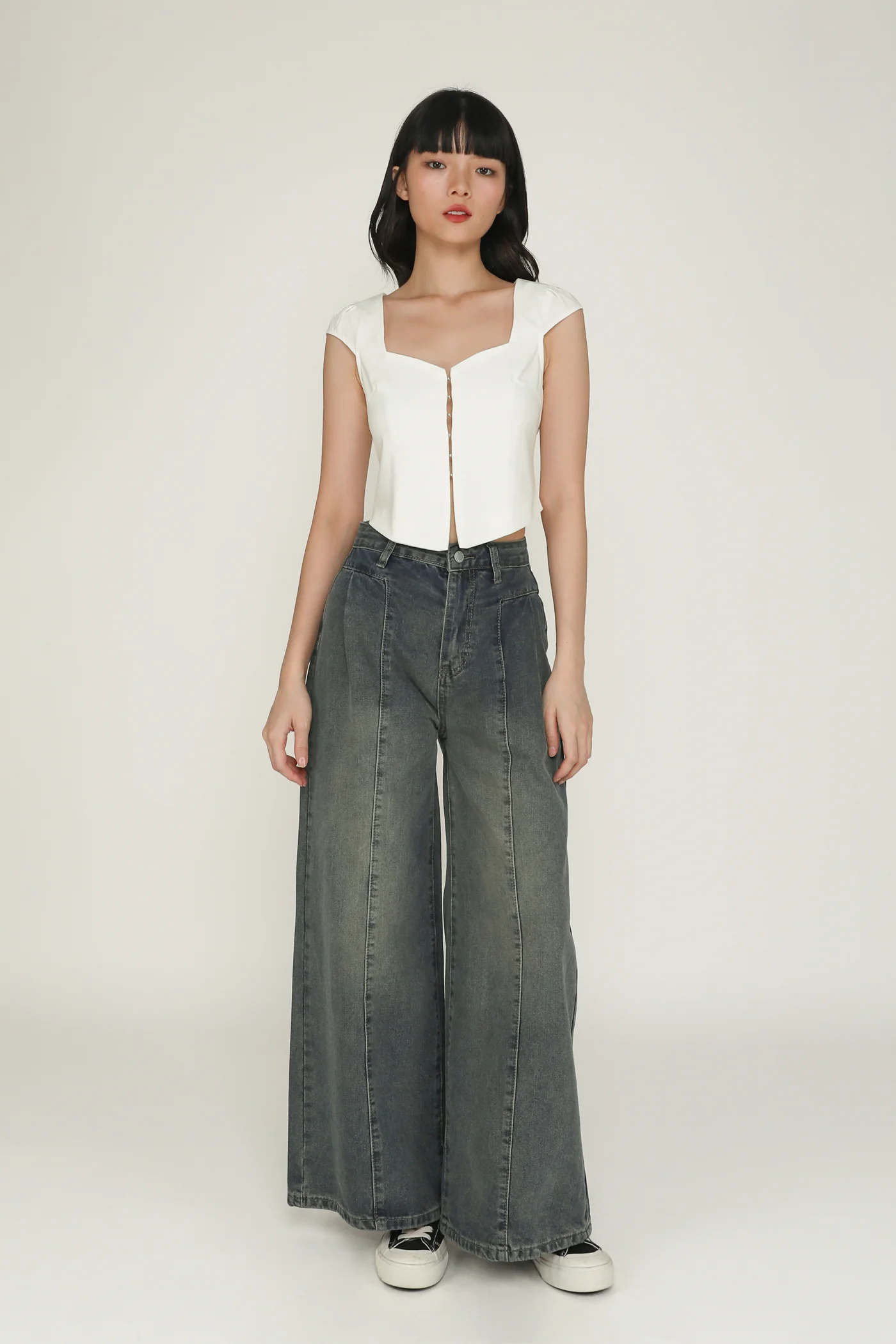 Regular Bryton Wide Leg Denim Jeans - Image 7