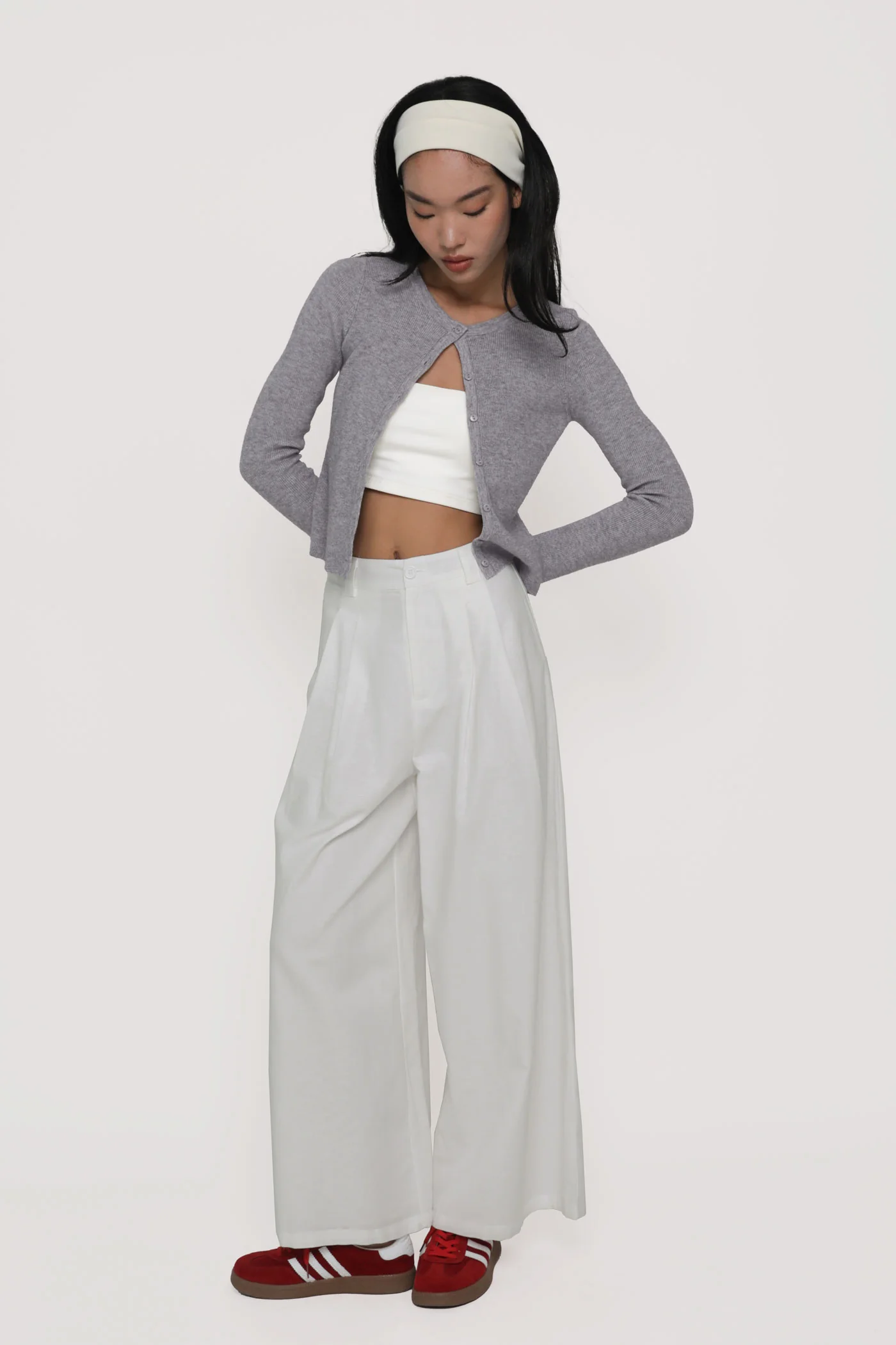 Regular Camila Wide Leg Linen Pants - Image 11