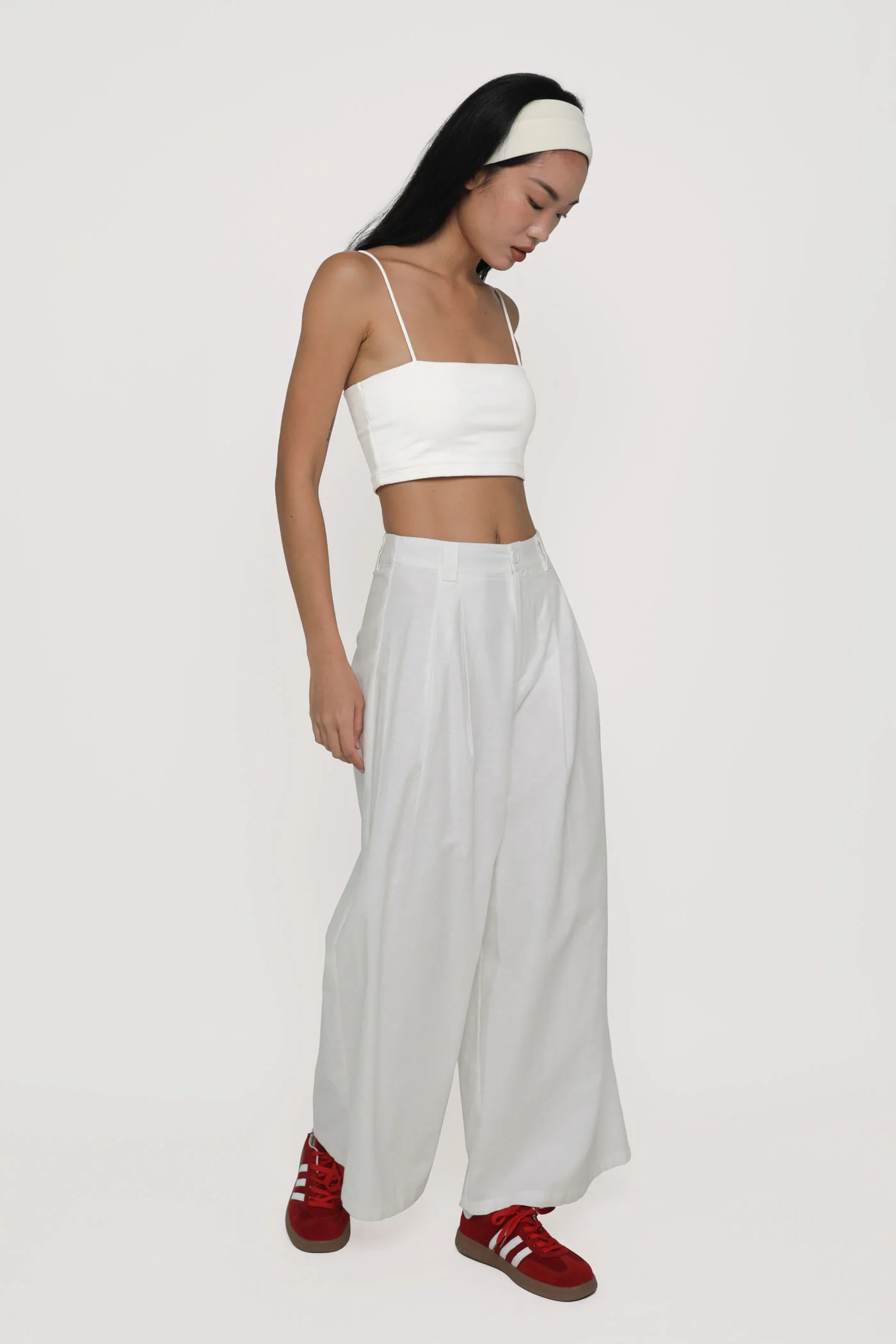 Regular Camila Wide Leg Linen Pants - Image 12