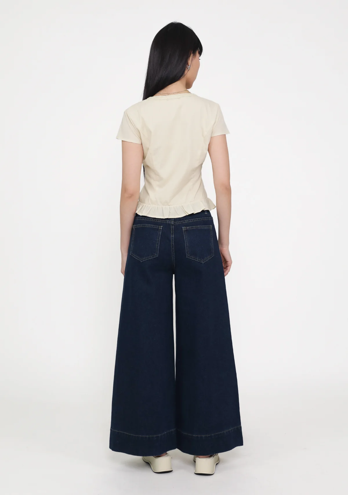 Regular Cole Wide Leg Denim Jeans - Image 10
