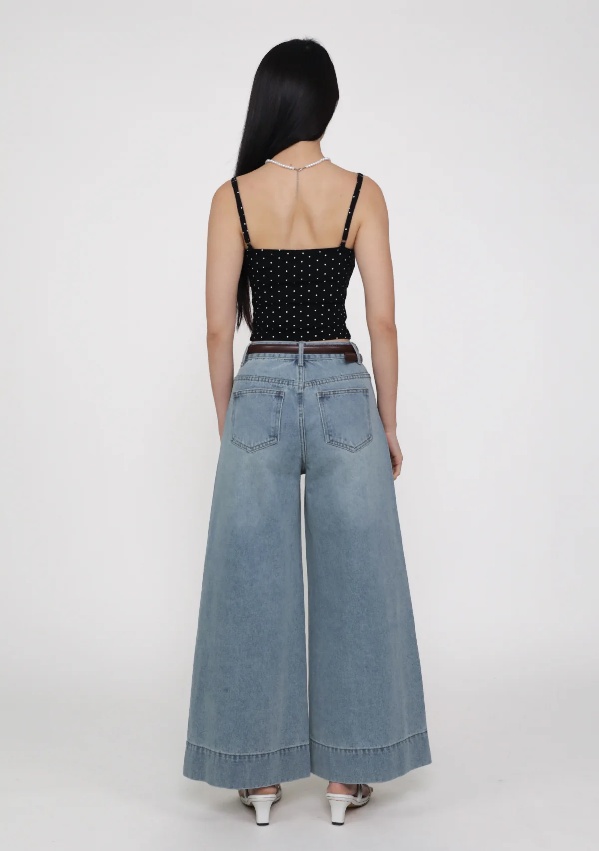 Regular Cole Wide Leg Denim Jeans - Image 6