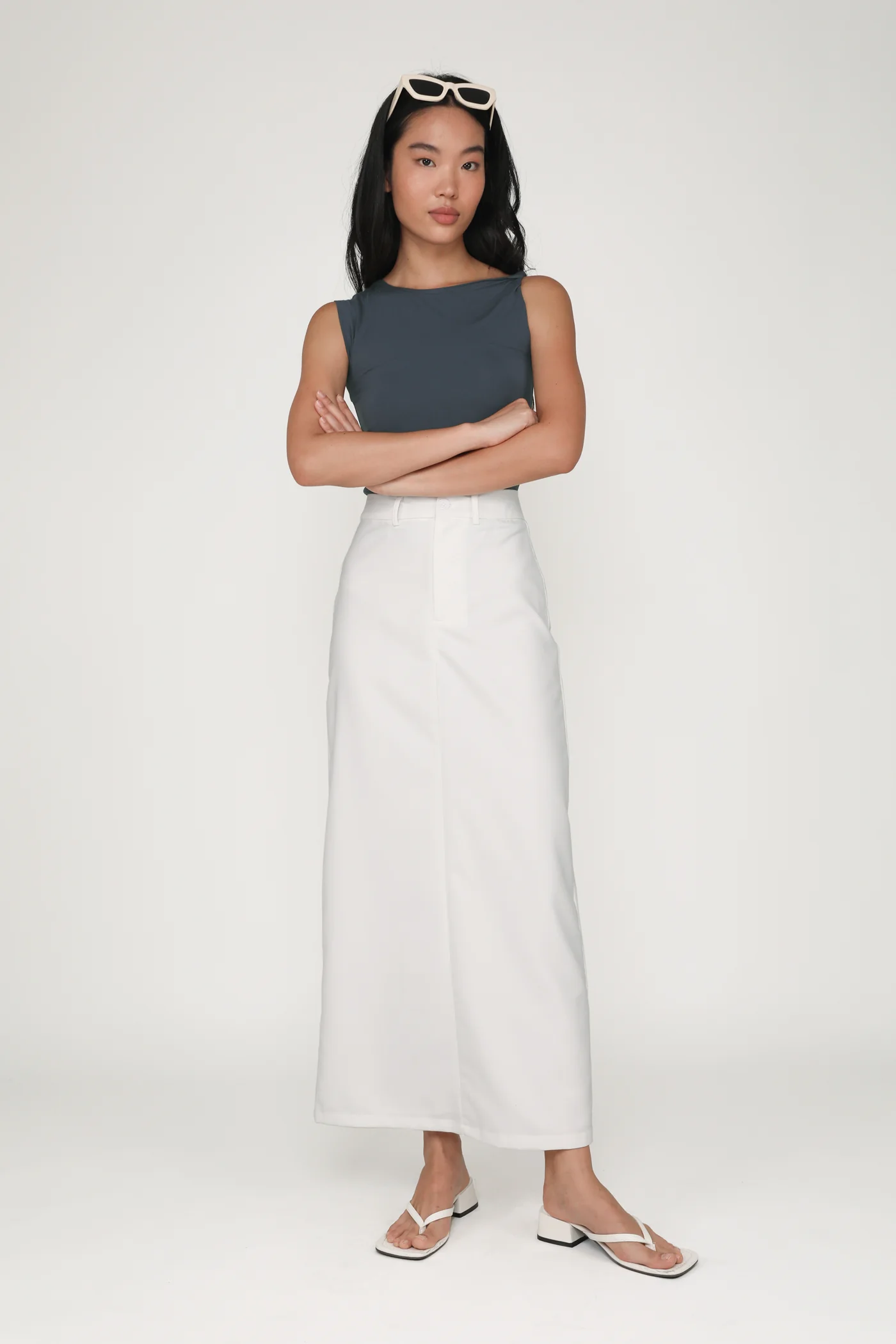 Regular Flyn Tailored Maxi Skirt - Image 13