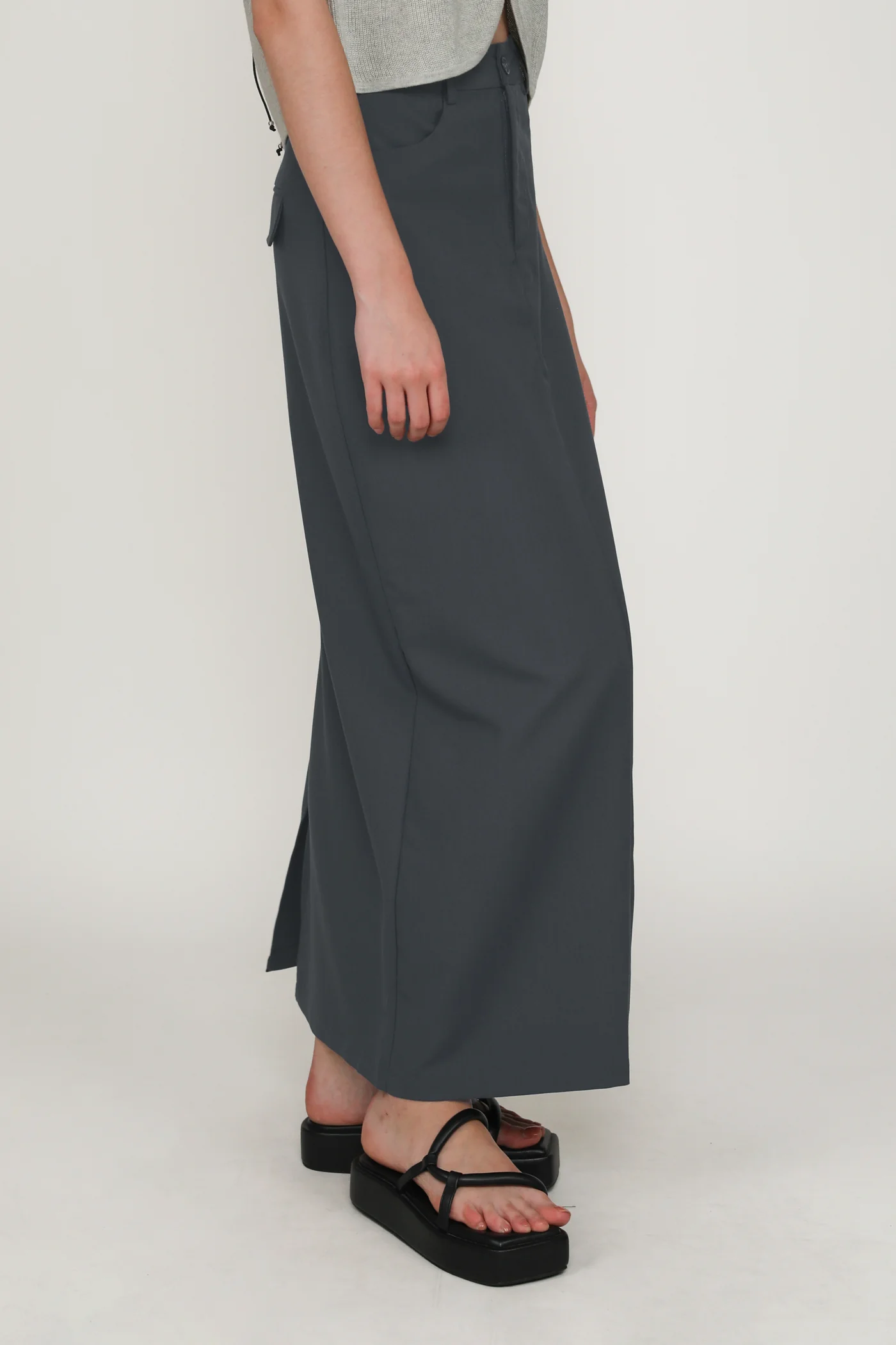Regular Flyn Tailored Maxi Skirt - Image 3