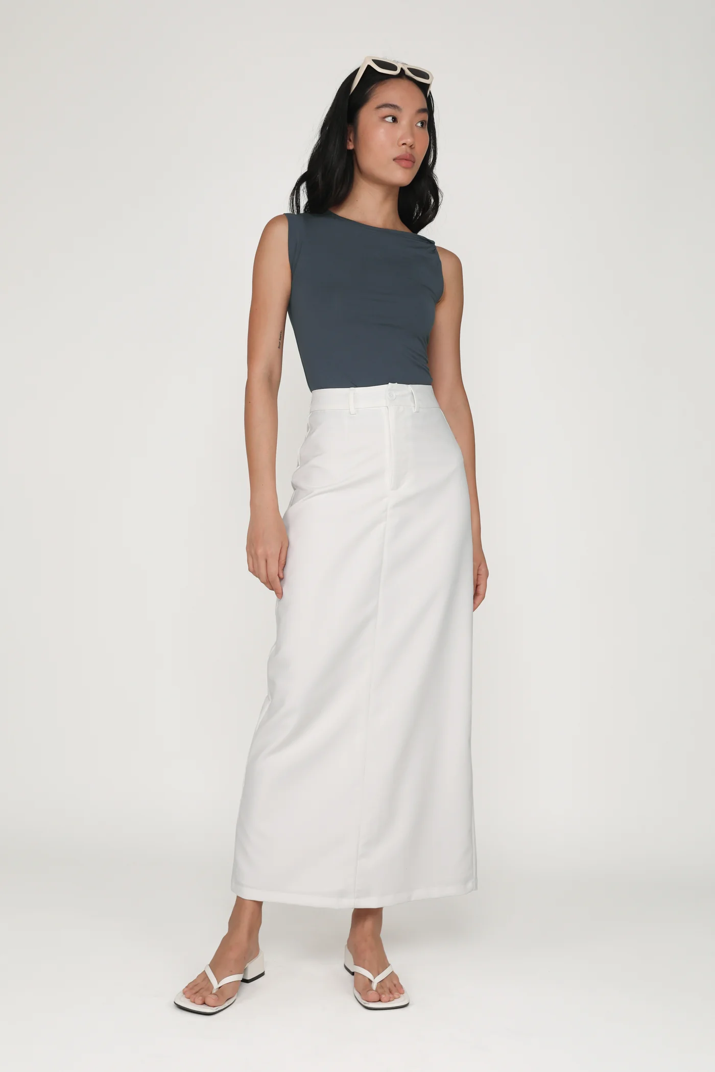Regular Flyn Tailored Maxi Skirt - Image 8