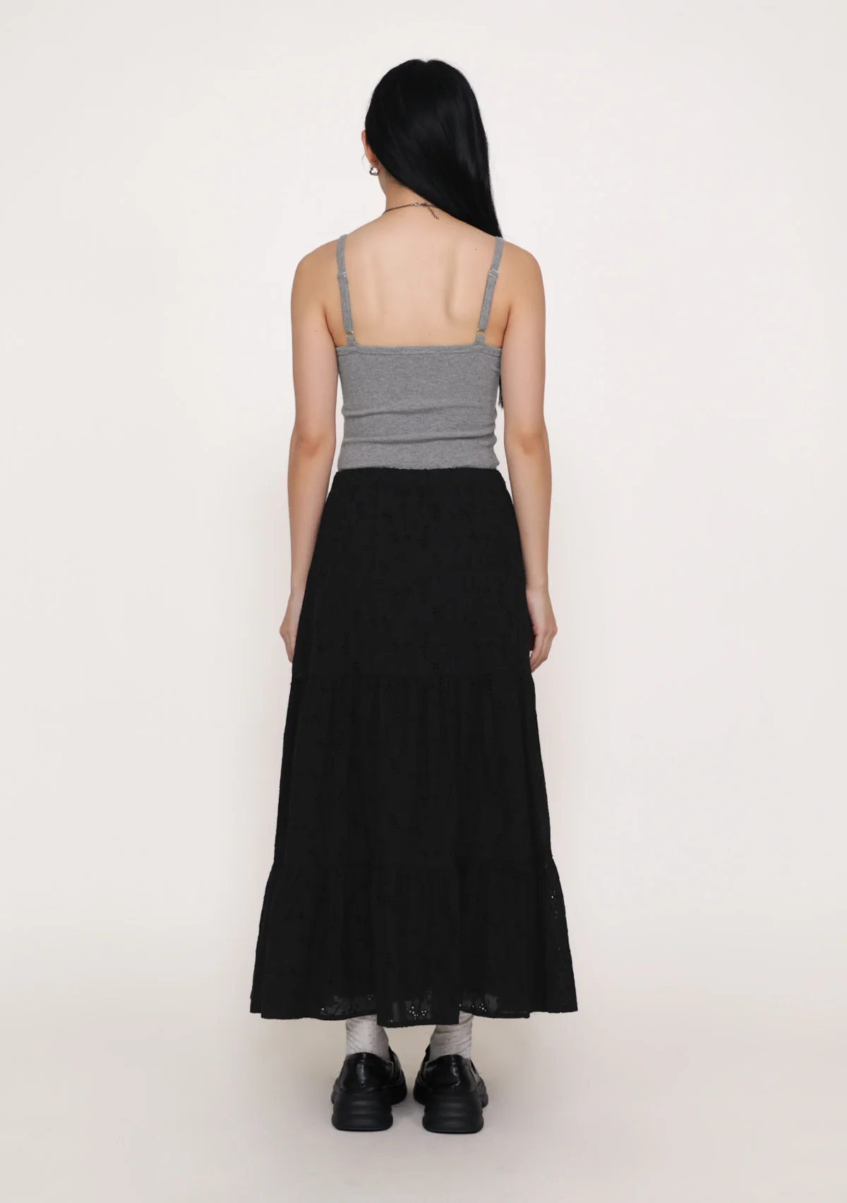 Regular Jardin Tiered Skirt (Eyelet) - Image 14