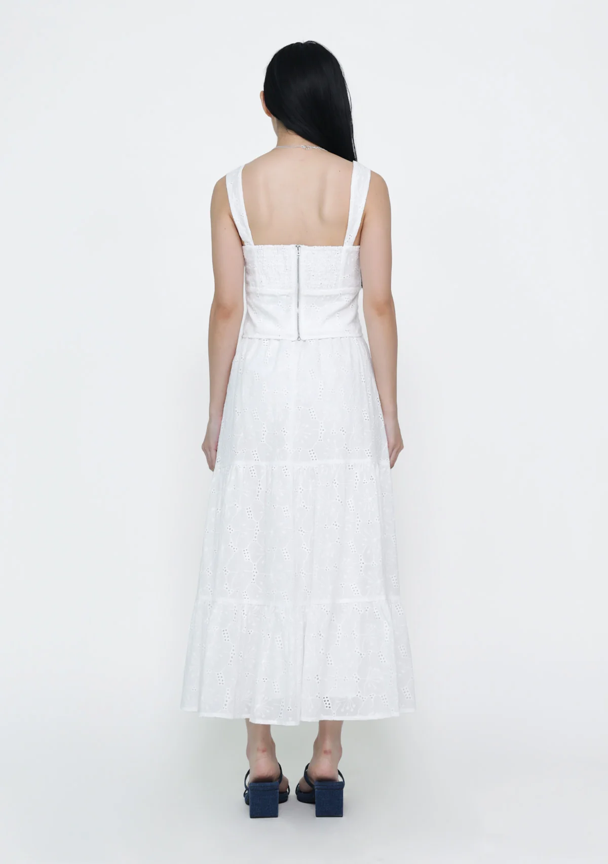 Regular Jardin Tiered Skirt (Eyelet) - Image 16