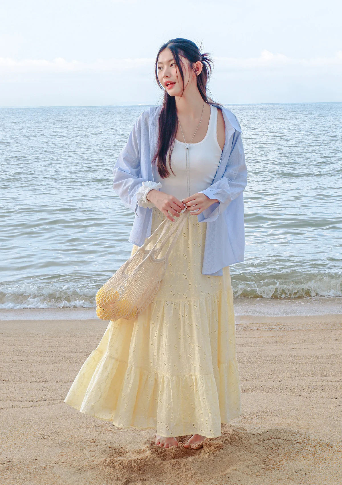 Regular Jardin Tiered Skirt (Eyelet) - Image 17