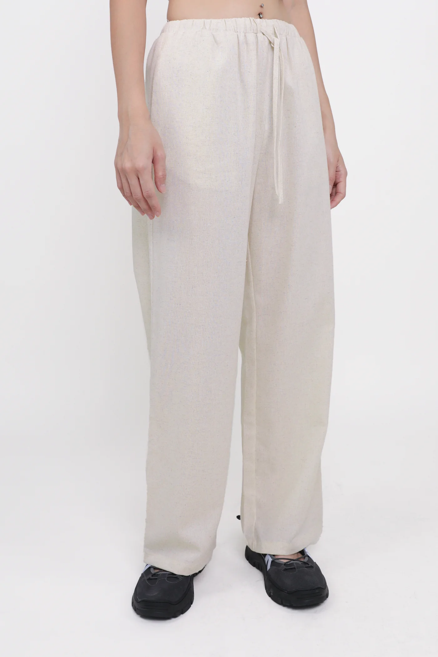 Regular Kierra Drawstring Linen Pants - Image 11