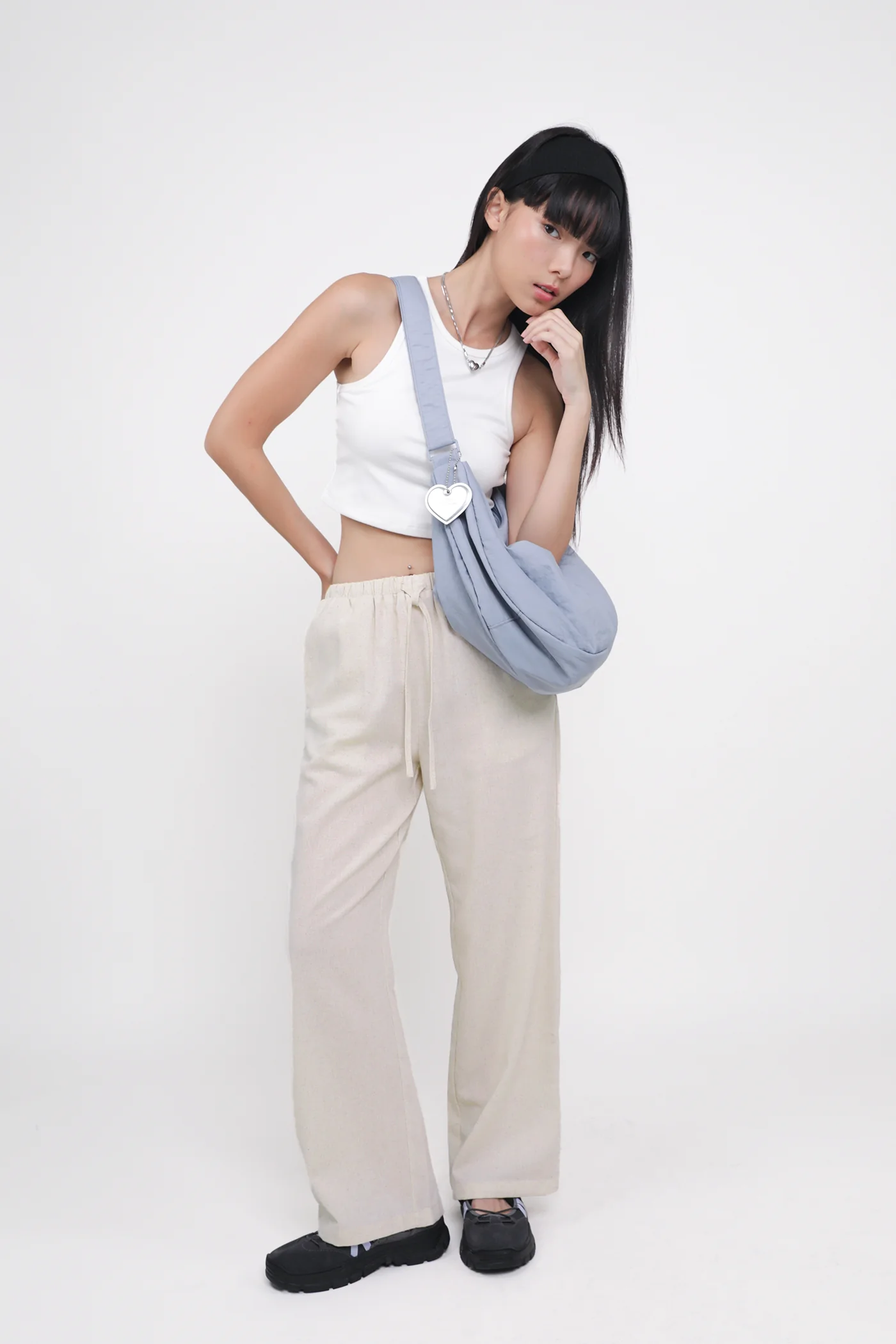 Regular Kierra Drawstring Linen Pants - Image 17