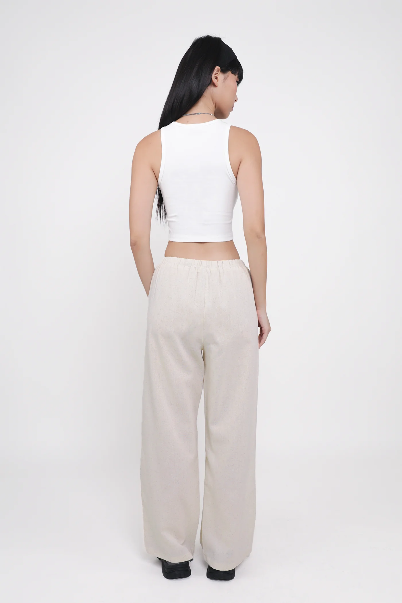 Regular Kierra Drawstring Linen Pants - Image 18