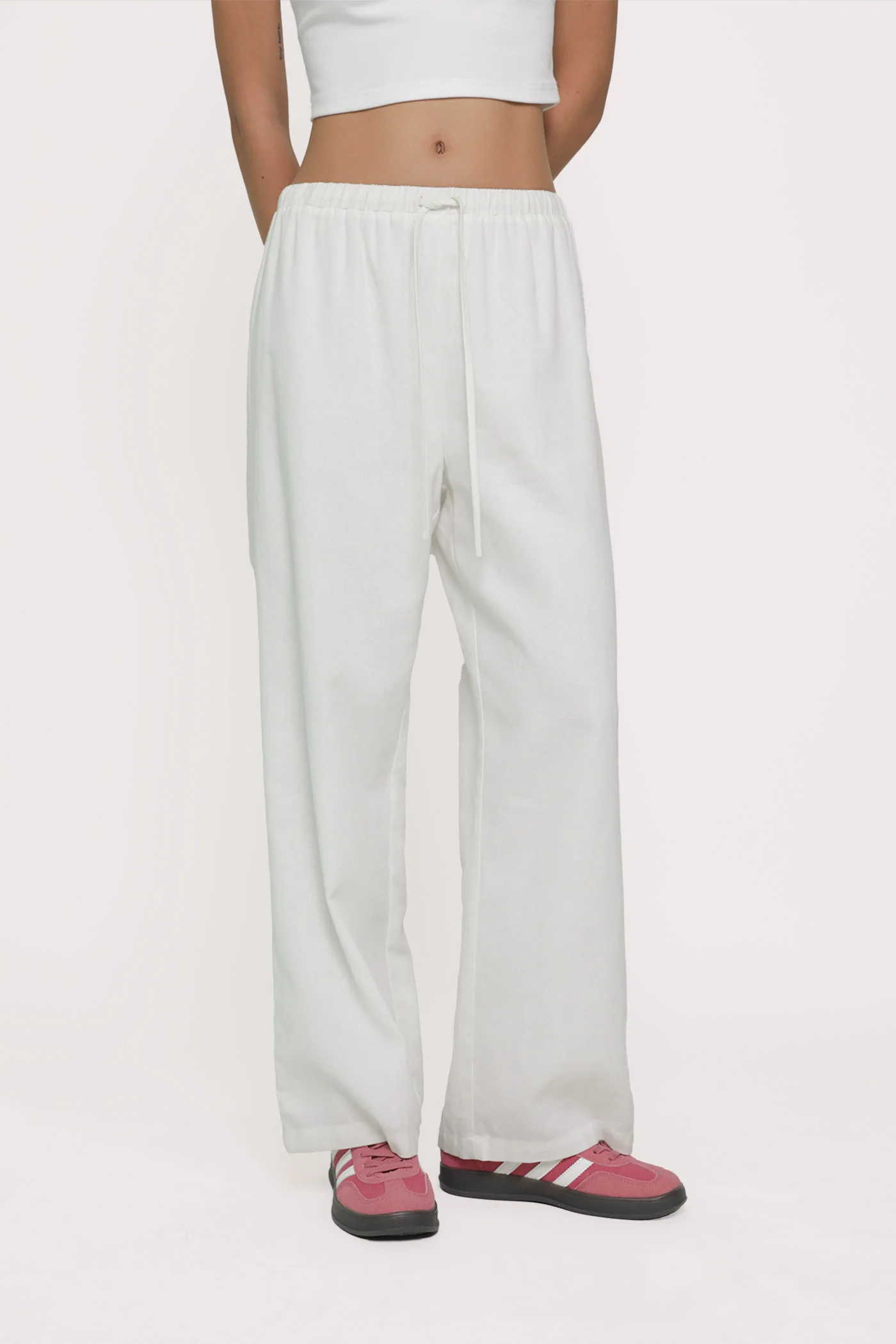 Regular Kierra Drawstring Linen Pants - Image 20