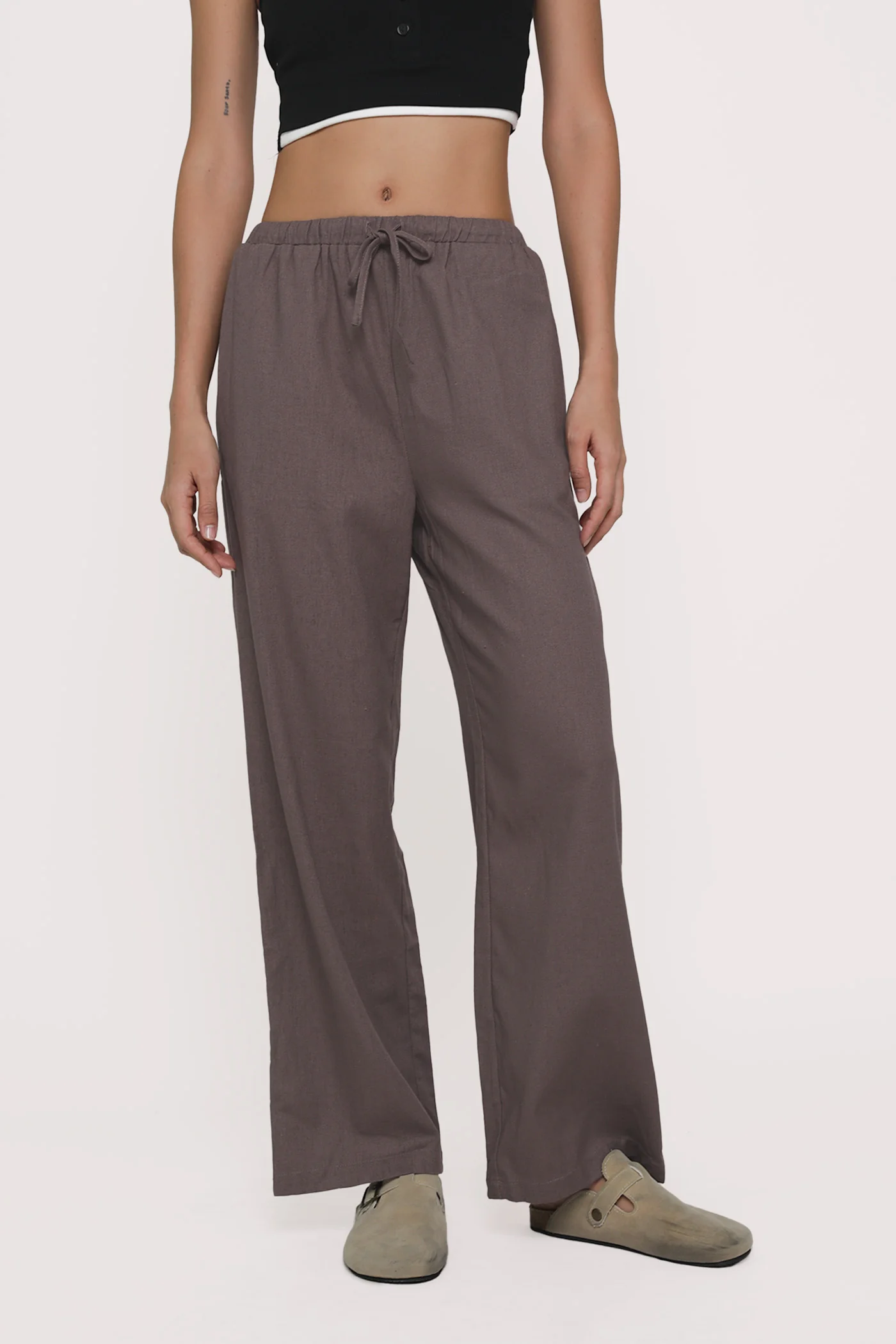 Regular Kierra Drawstring Linen Pants - Image 25