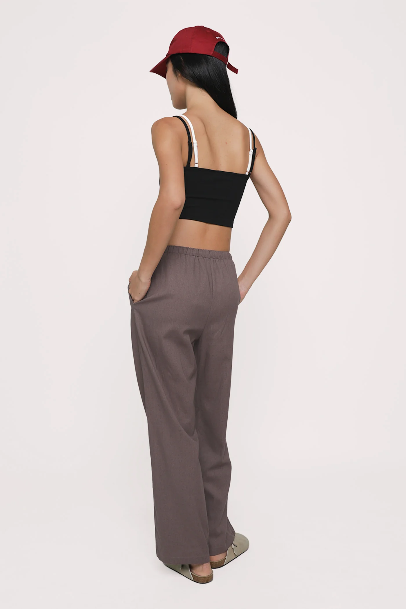 Regular Kierra Drawstring Linen Pants - Image 28
