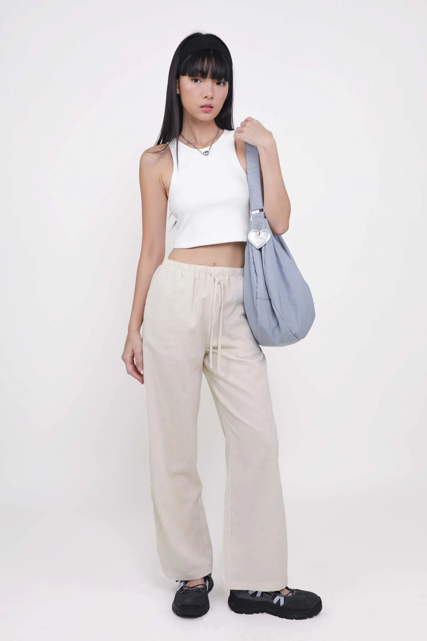 Regular Kierra Drawstring Linen Pants - Image 3