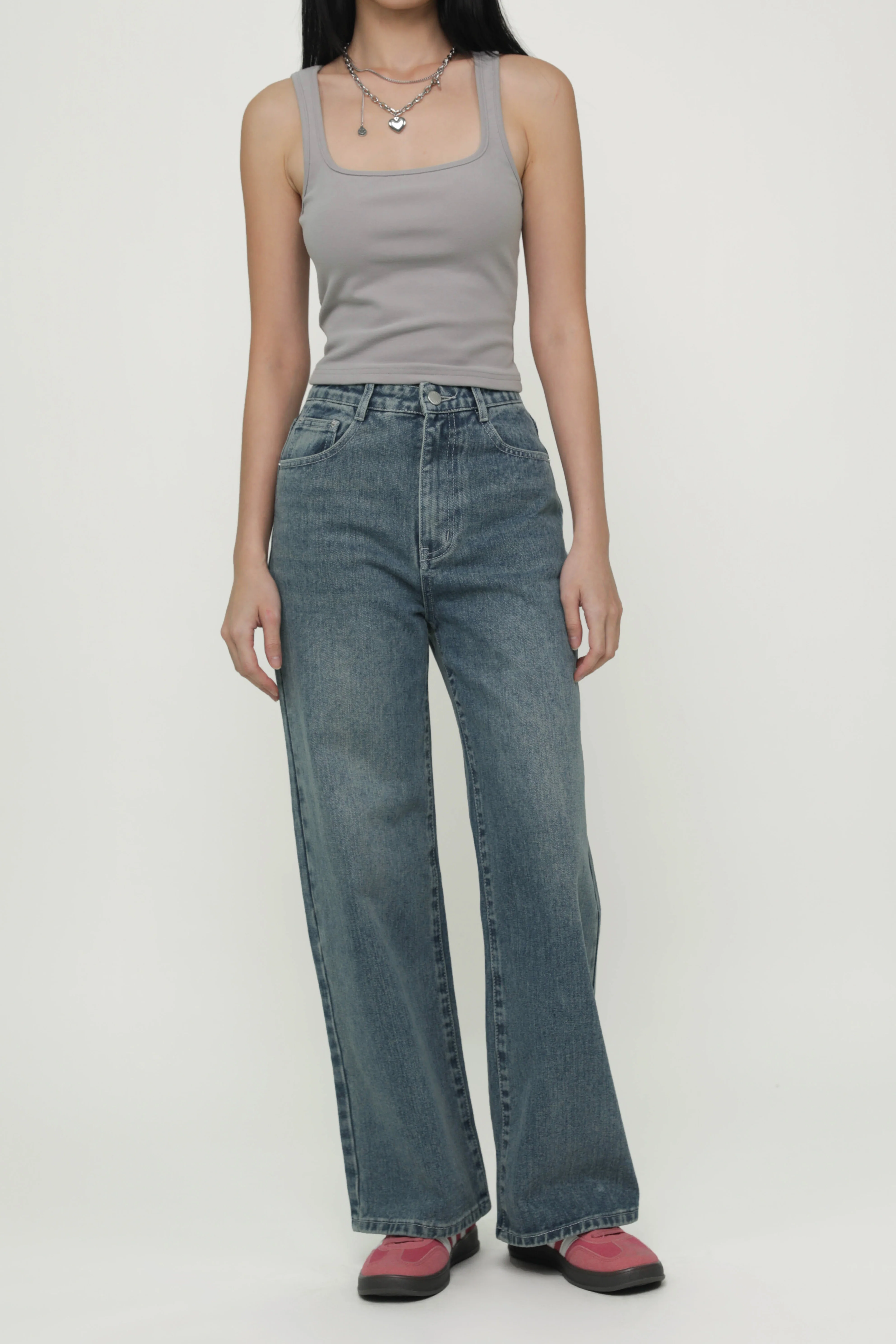 Regular Klaude Straight Leg Denim Jeans Version 2 - Image 34