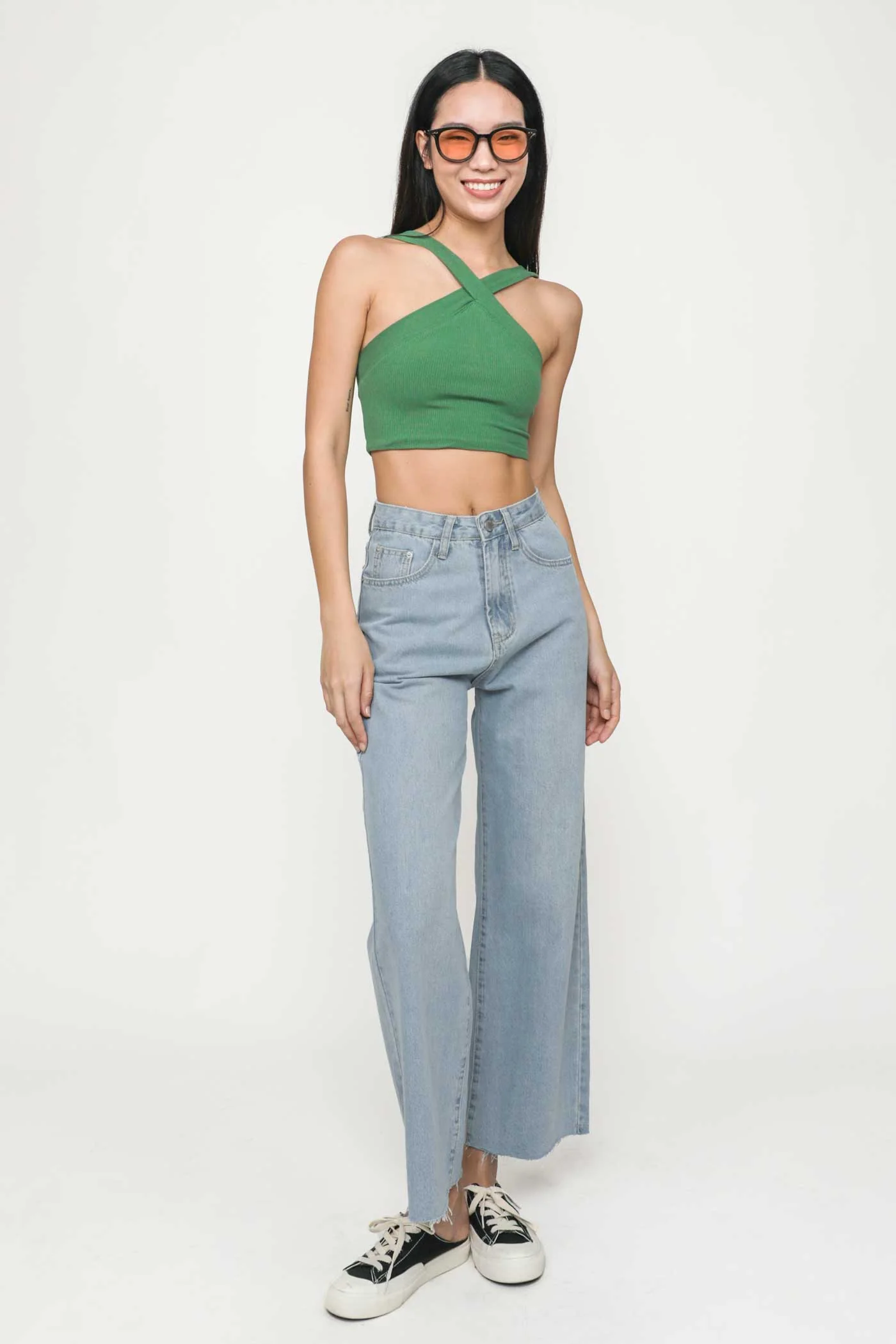 Regular Louise Frayed Hem Denim Jeans Version 1 - Image 13
