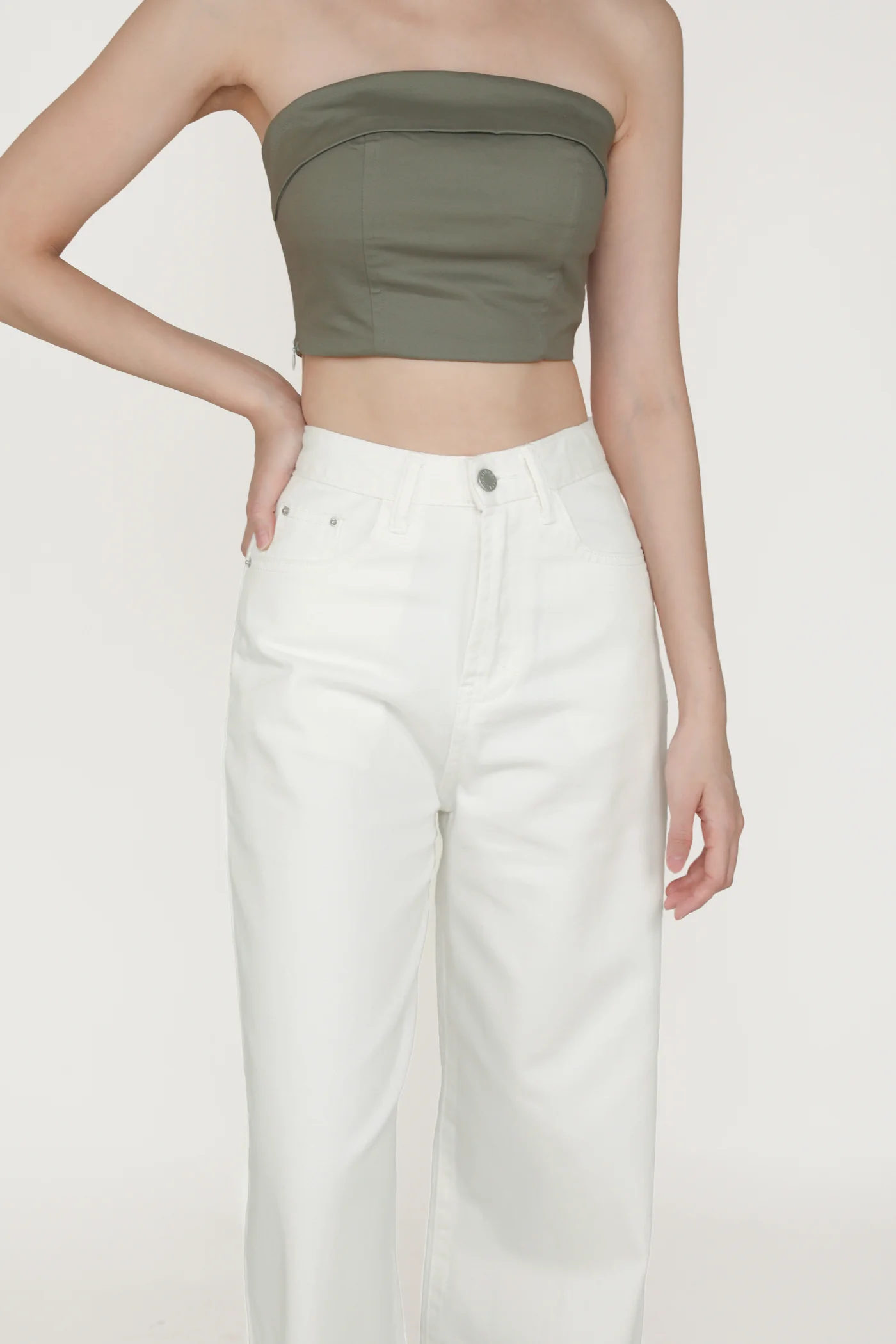 Regular Louise Frayed Hem Denim Jeans Version 1 - Image 17