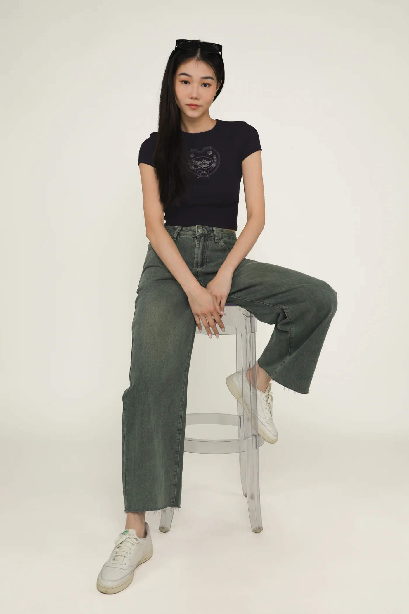 Regular Louise Frayed Hem Denim Jeans Version 1 - Image 22