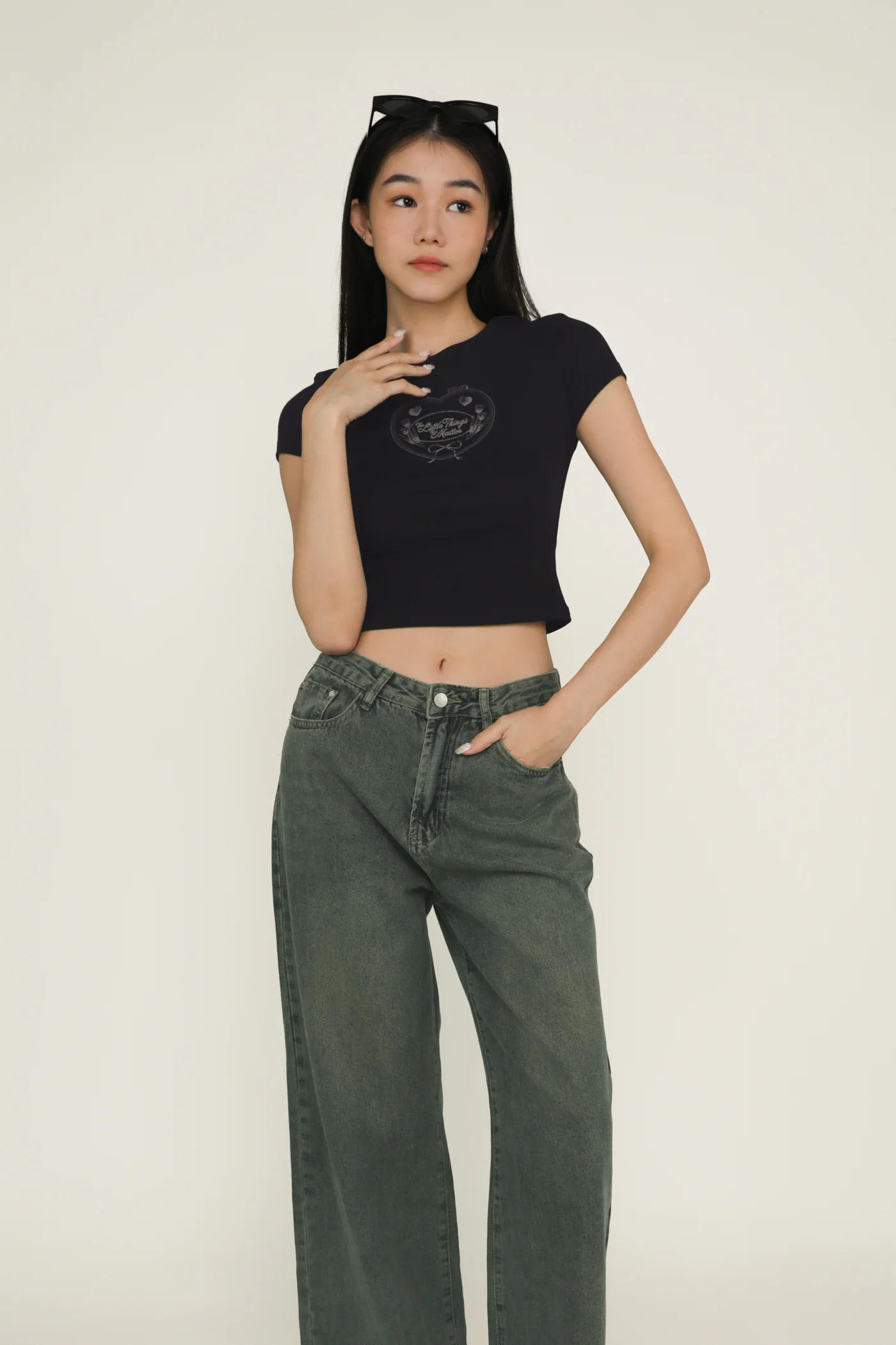 Regular Louise Frayed Hem Denim Jeans Version 1 - Image 23